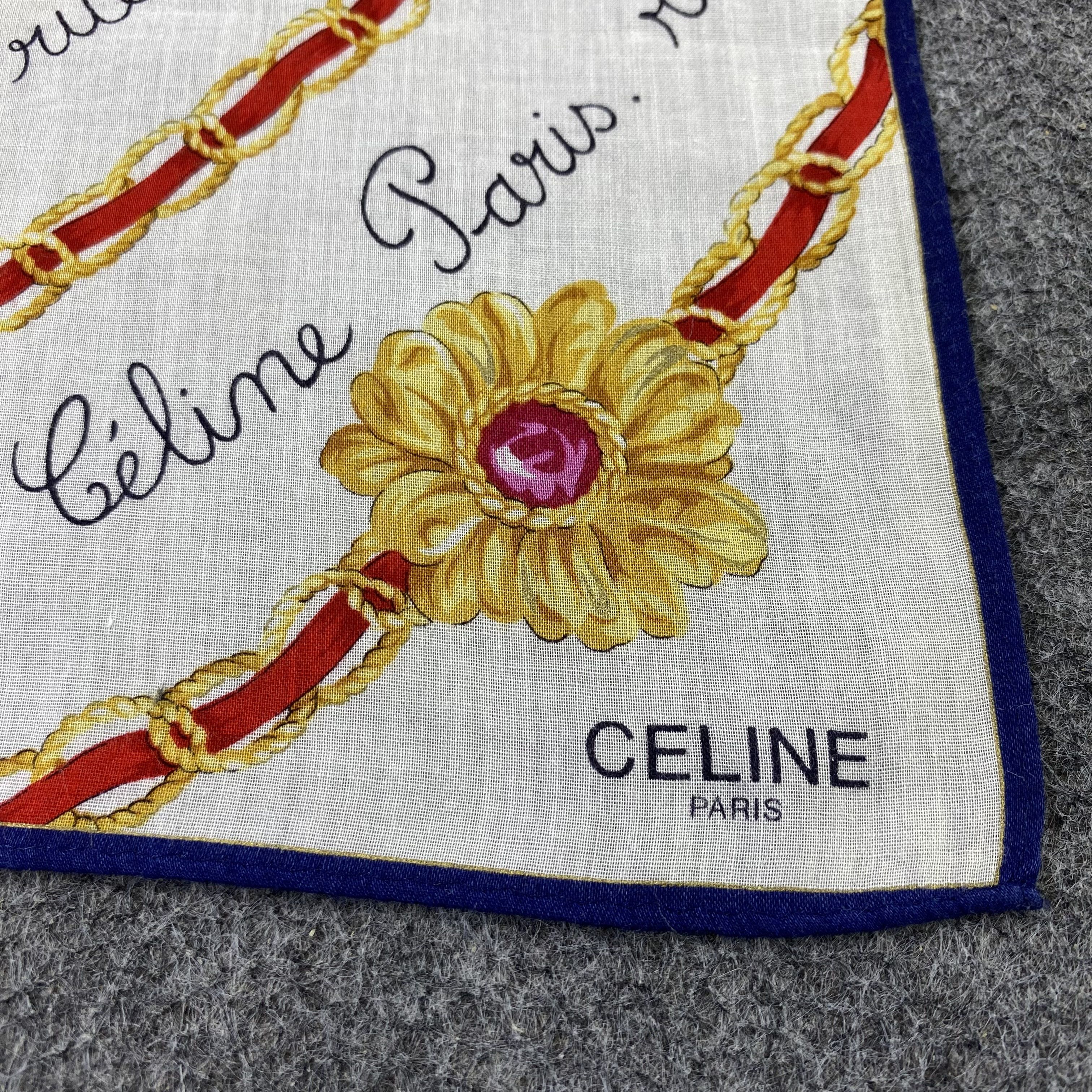 Celine Celine Handkerchief / Bandana / Neckerchief-B1523 Size ONE SIZE - 7 Thumbnail