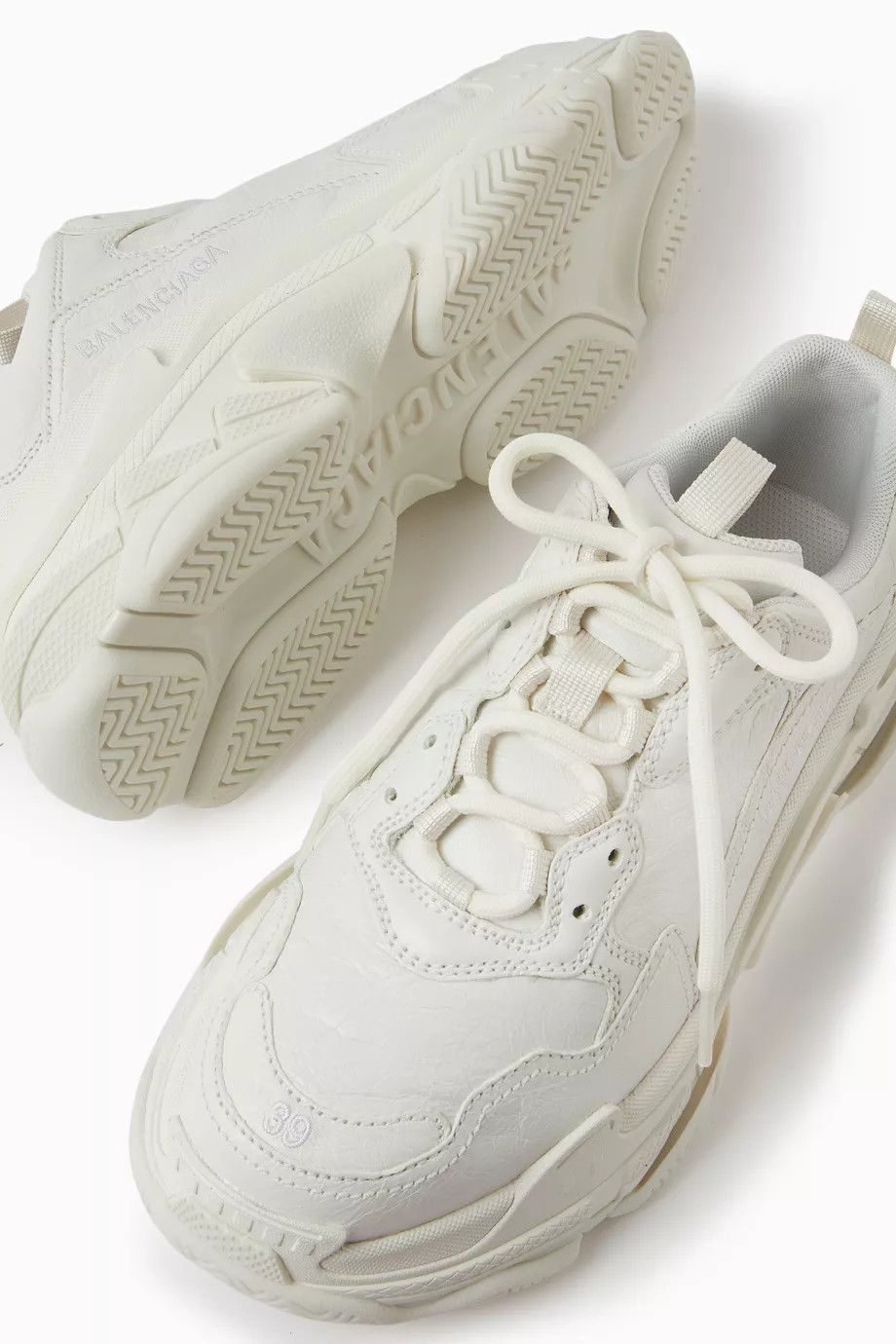 Balenciaga o1mt1gz0924 Triple S Sneaker in White Size US 8 / IT 38 - 3 Thumbnail