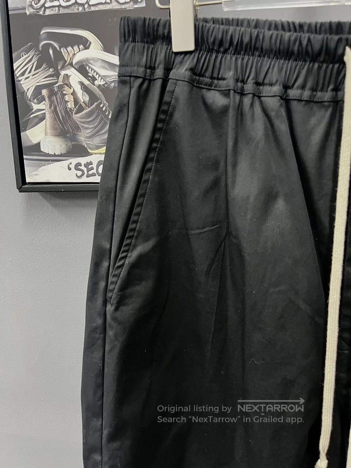 Rick Owens Rick Owens Main Line Cropped Black Pants. Size US 35 - 2 Thumbnail