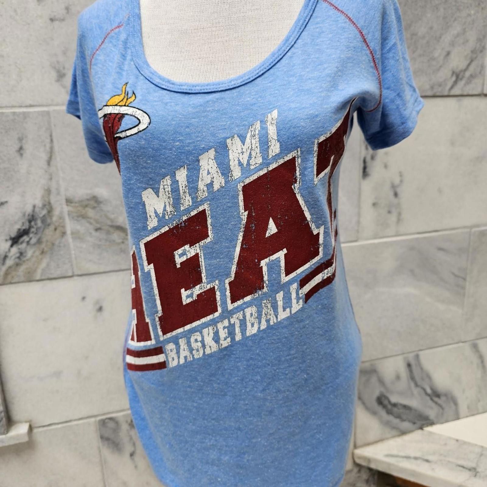 NBA NBA Miami Heat Basketball Women's Blue T-shirt Size M / US 6-8 / IT 42-44 - 3 Thumbnail