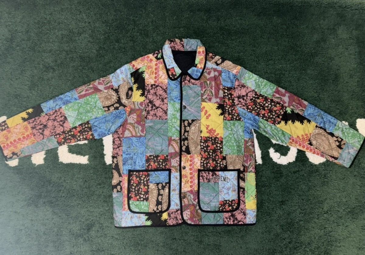 Supreme Supreme Reversible Patchwork Quilted Jacket Size US XL / EU 56 / 4 - 3 Thumbnail