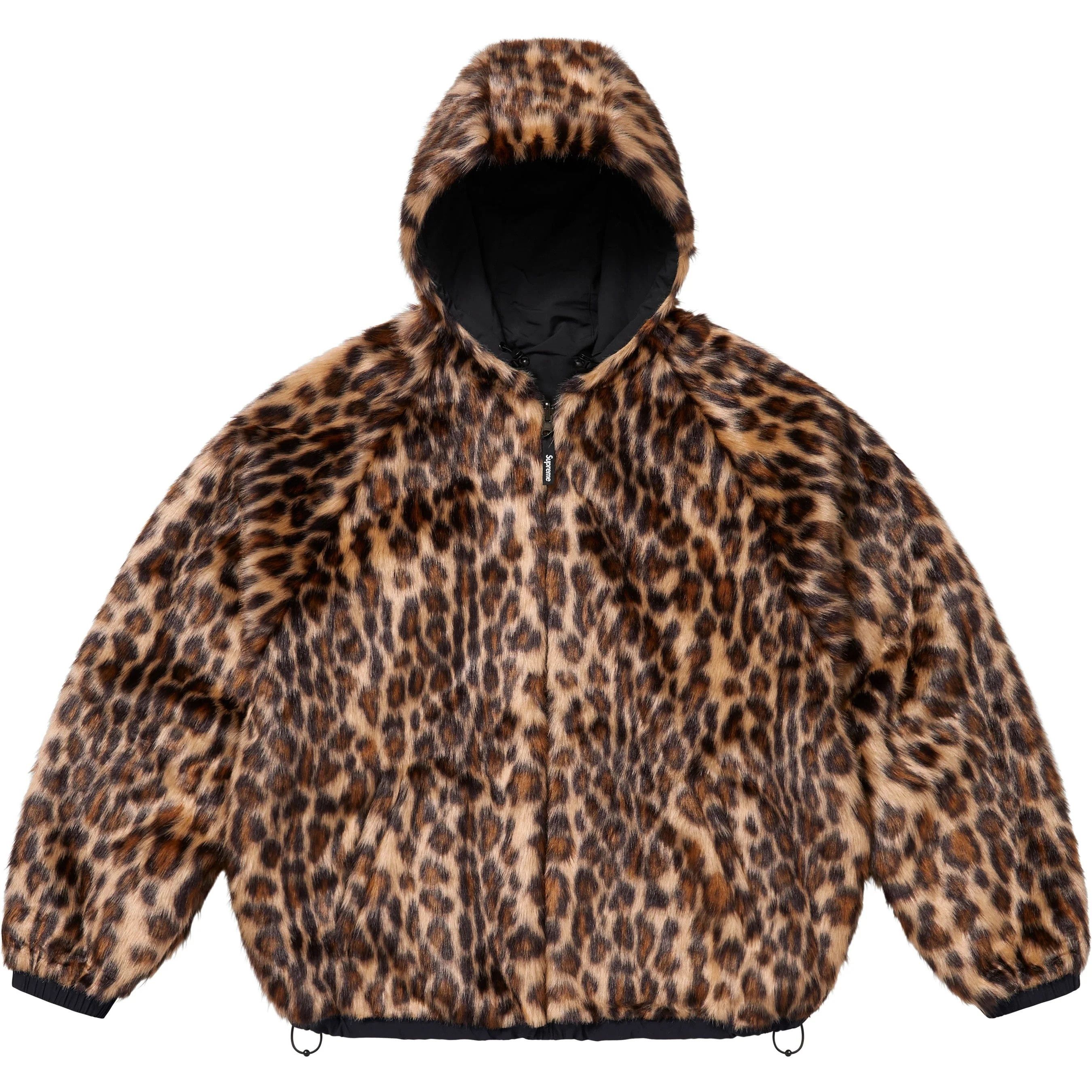 Supreme Supreme Faux Fur Reversible Hooded Track Jacket Size US XXL / EU 58 / 5 - 4 Thumbnail