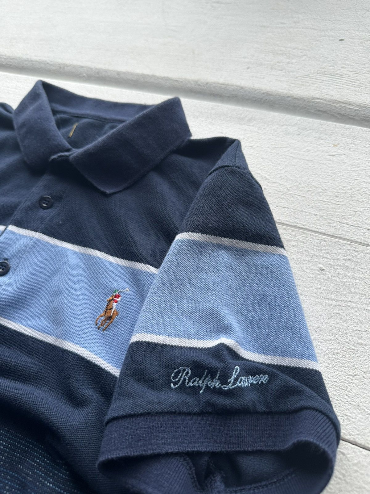 Polo Ralph Lauren × Vintage 🚨VNTG RALPH LAUREN POLO LINED MARINA LUXURY OLD MONEY Size US M / EU 48-50 / 2 - 5 Thumbnail
