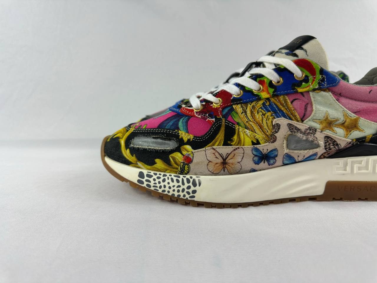 Versace Versace Achilles 'Baroque Print' Sneakers Size US 12 / EU 45 - 11 Thumbnail