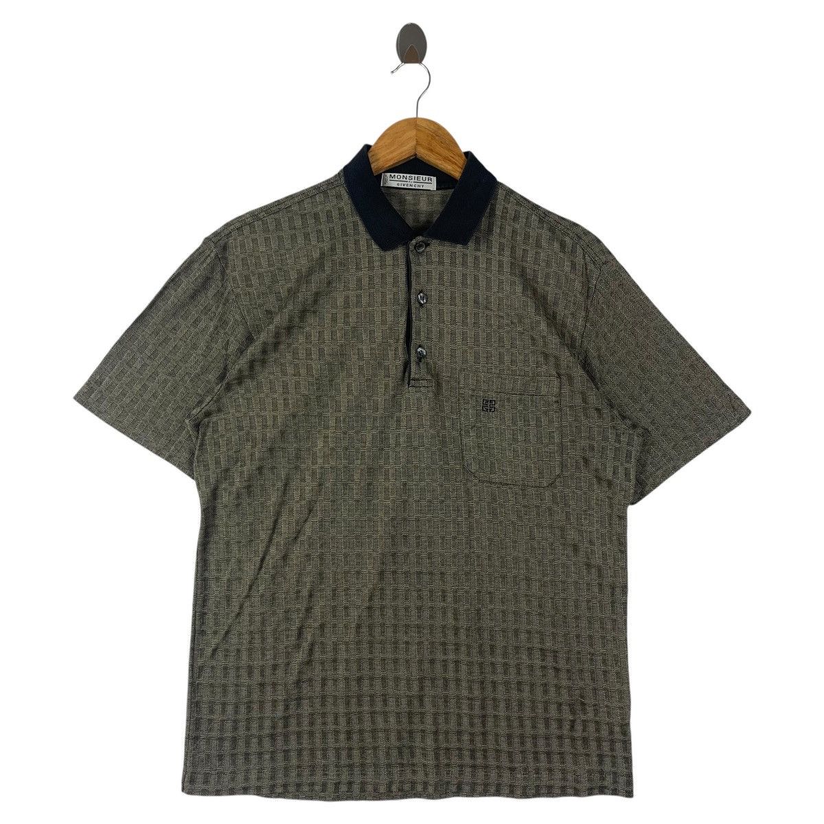 Givenchy × Vintage Vintage GIVENCHY monsieur pocket polo tee Size US M / EU 48-50 / 2 - 1 Thumbnail