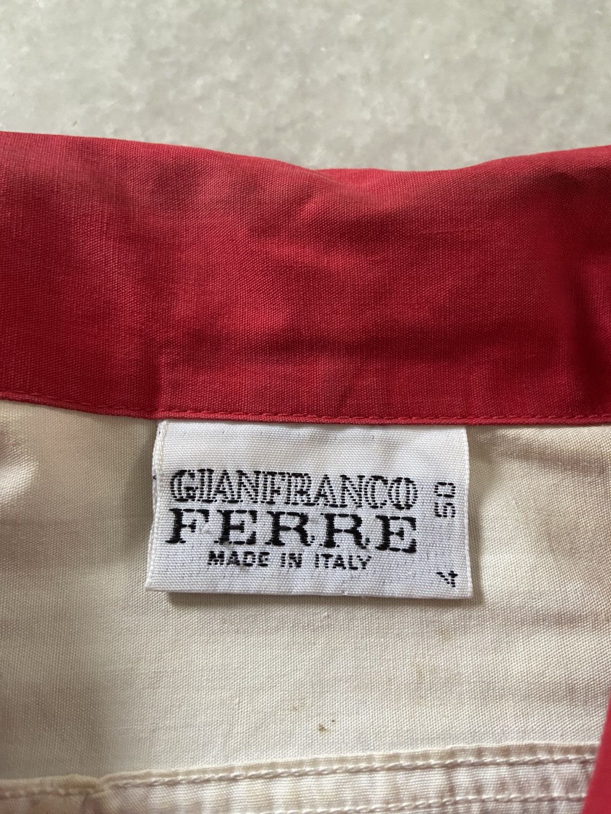 Gianfranco Ferre × Vintage Gianfranco Ferre Shirt button up Size US L / EU 52-54 / 3 - 5 Thumbnail