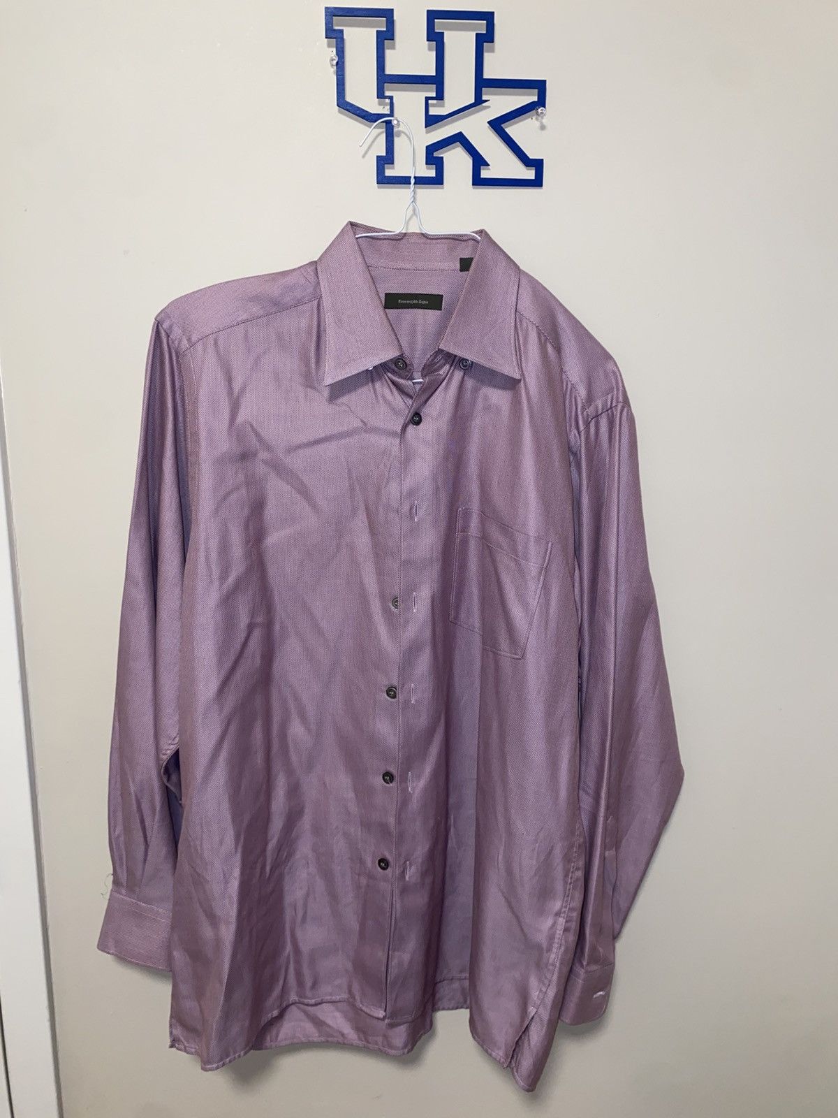 Ermenegildo Zegna ERMENEGILDO ZEGNA BUTTON UP SHIRT Size US L / EU 52-54 / 3 - 1 Thumbnail