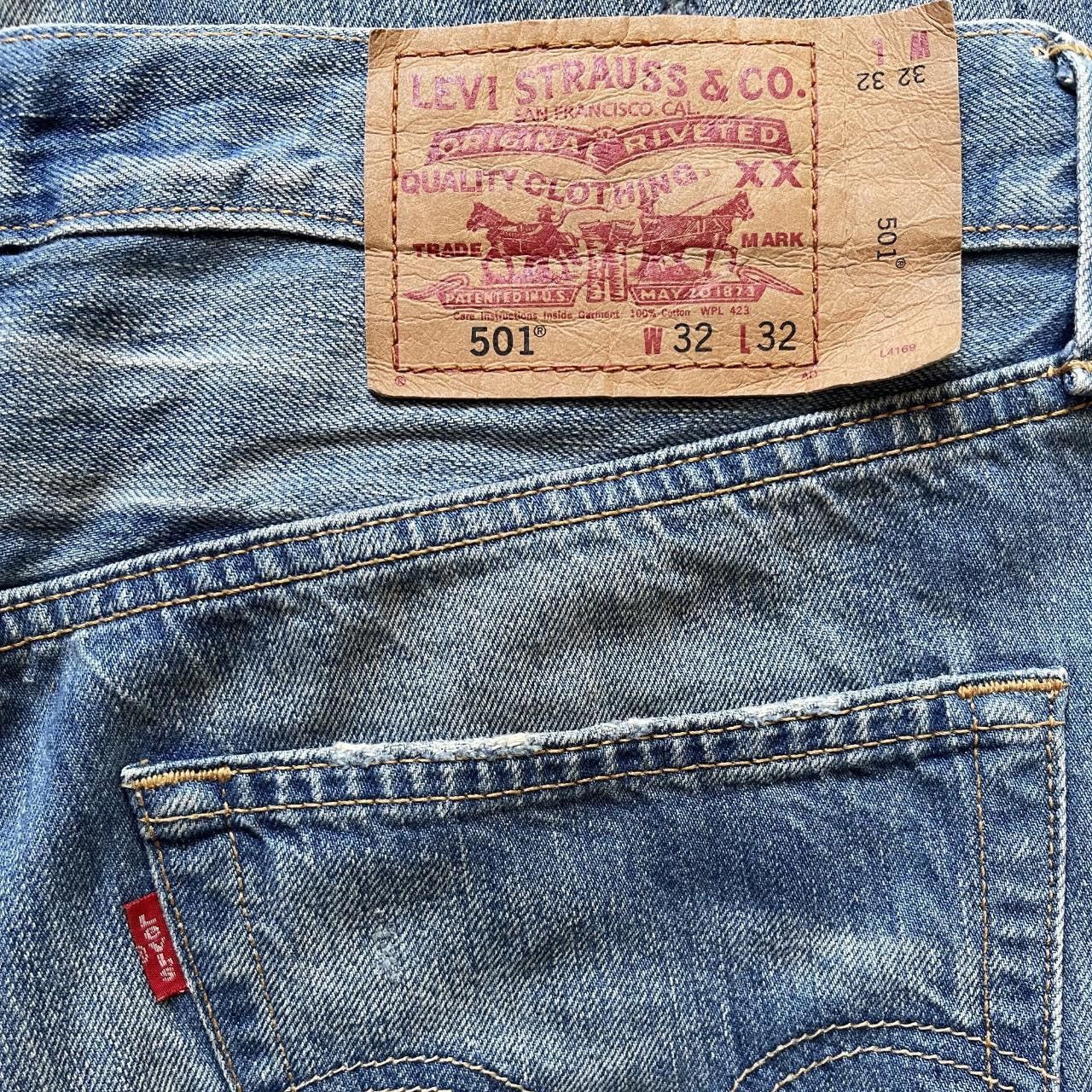 Kapital × Kapital Kountry × Levi's Boro Patchwork Sashiko Embroidered Jeans Size US 32 / EU 48 - 8 Thumbnail