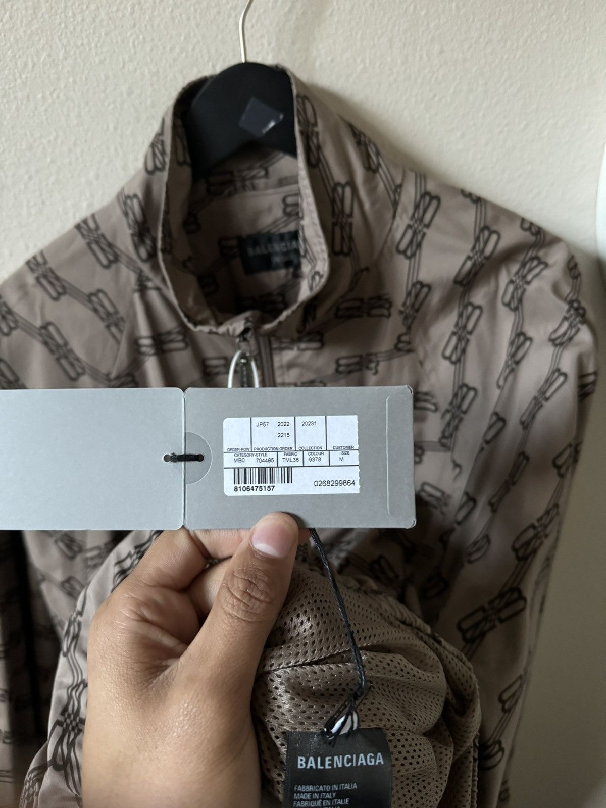 Balenciaga Balenciaga BB Monogram Track Jacket Size US M / EU 48-50 / 2 - 8 Thumbnail