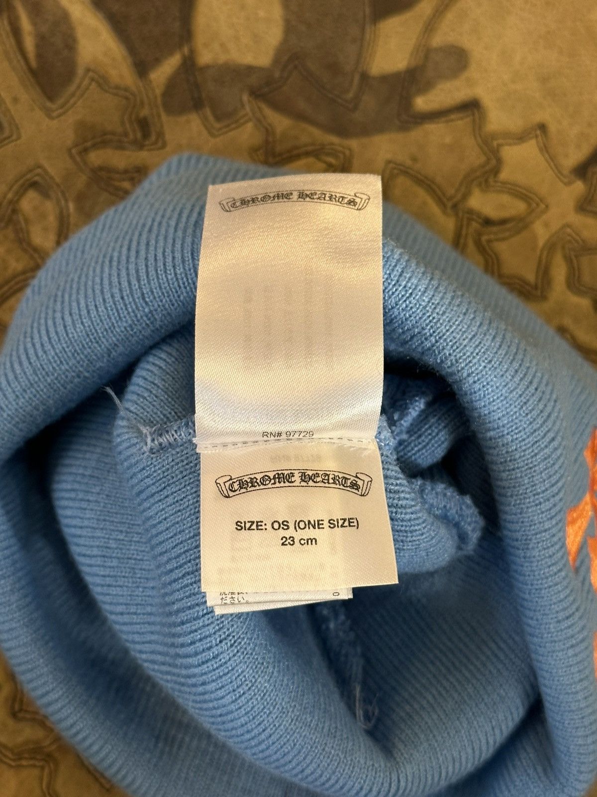 Chrome Hearts CHROME HEARTS BABY BLUE BEANIE Size ONE SIZE - 4 Thumbnail