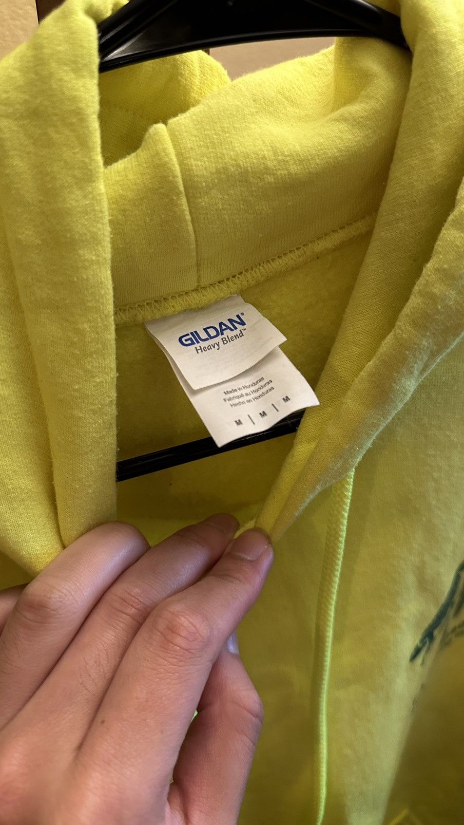 Vintage Vintage Hoodie Yellow Size US M / EU 48-50 / 2 - 2 Thumbnail