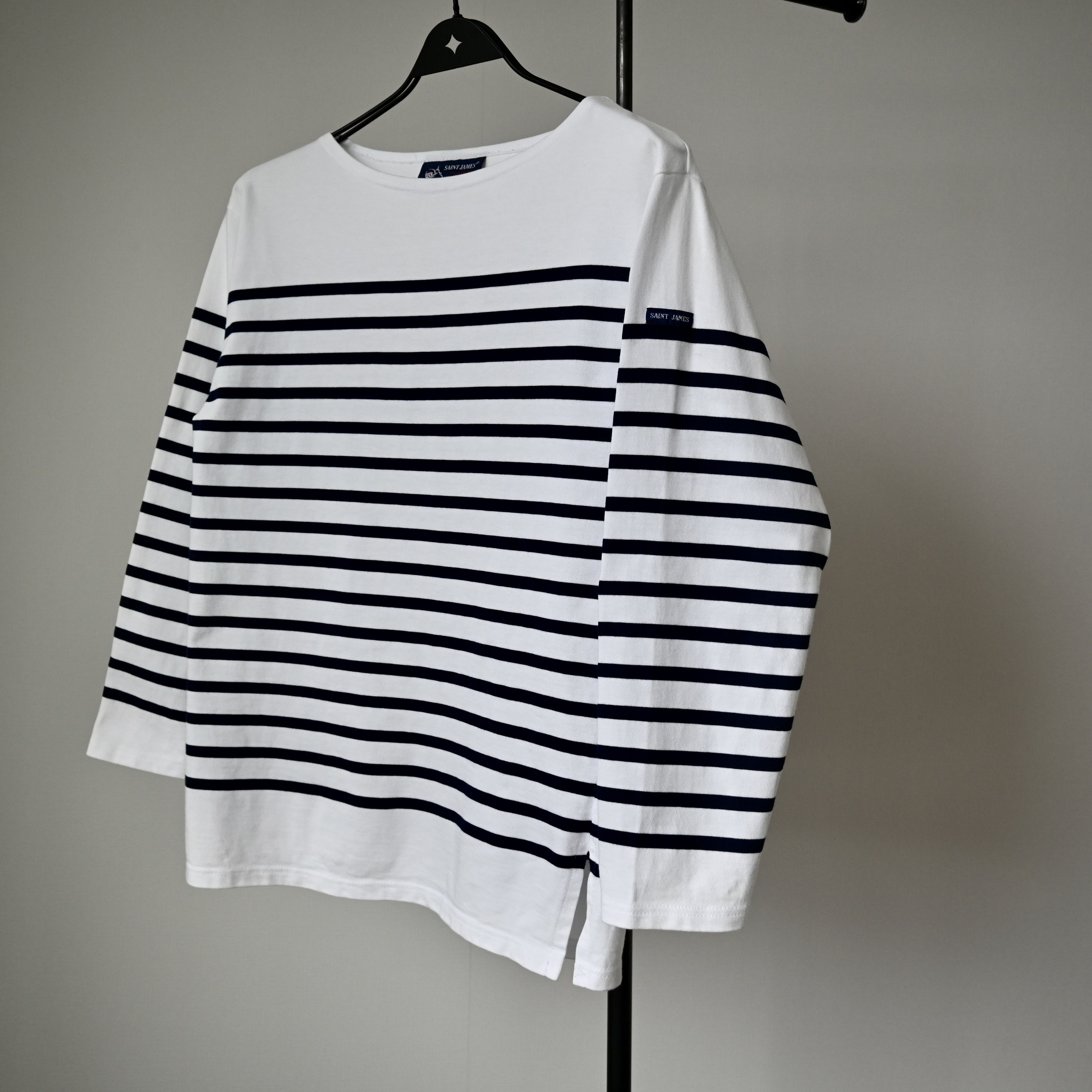 Saint James SAINT JAMES "NAVAL" authentic sailor shirt, 3/SM Size US S / EU 44-46 / 1 - 12 Thumbnail