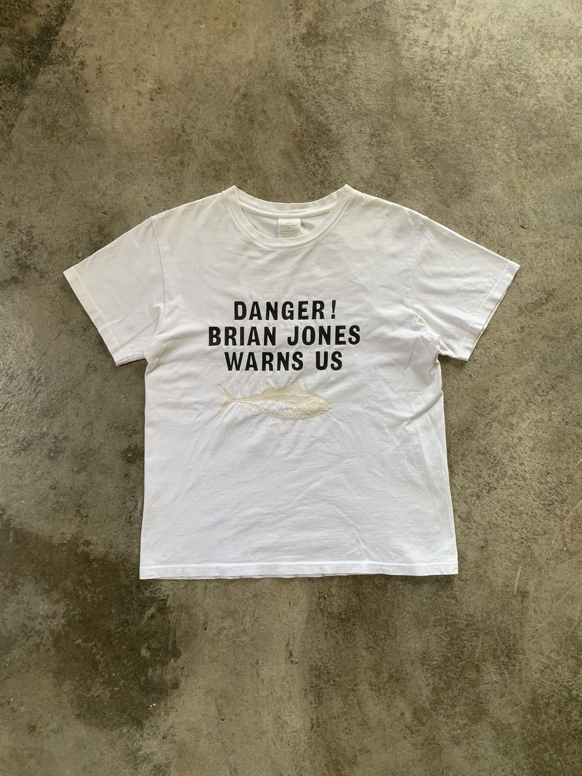 A.P.C. A.P.C Danger! Brian Jones Warns Us shirt Size US M / EU 48-50 / 2 - 1 Thumbnail