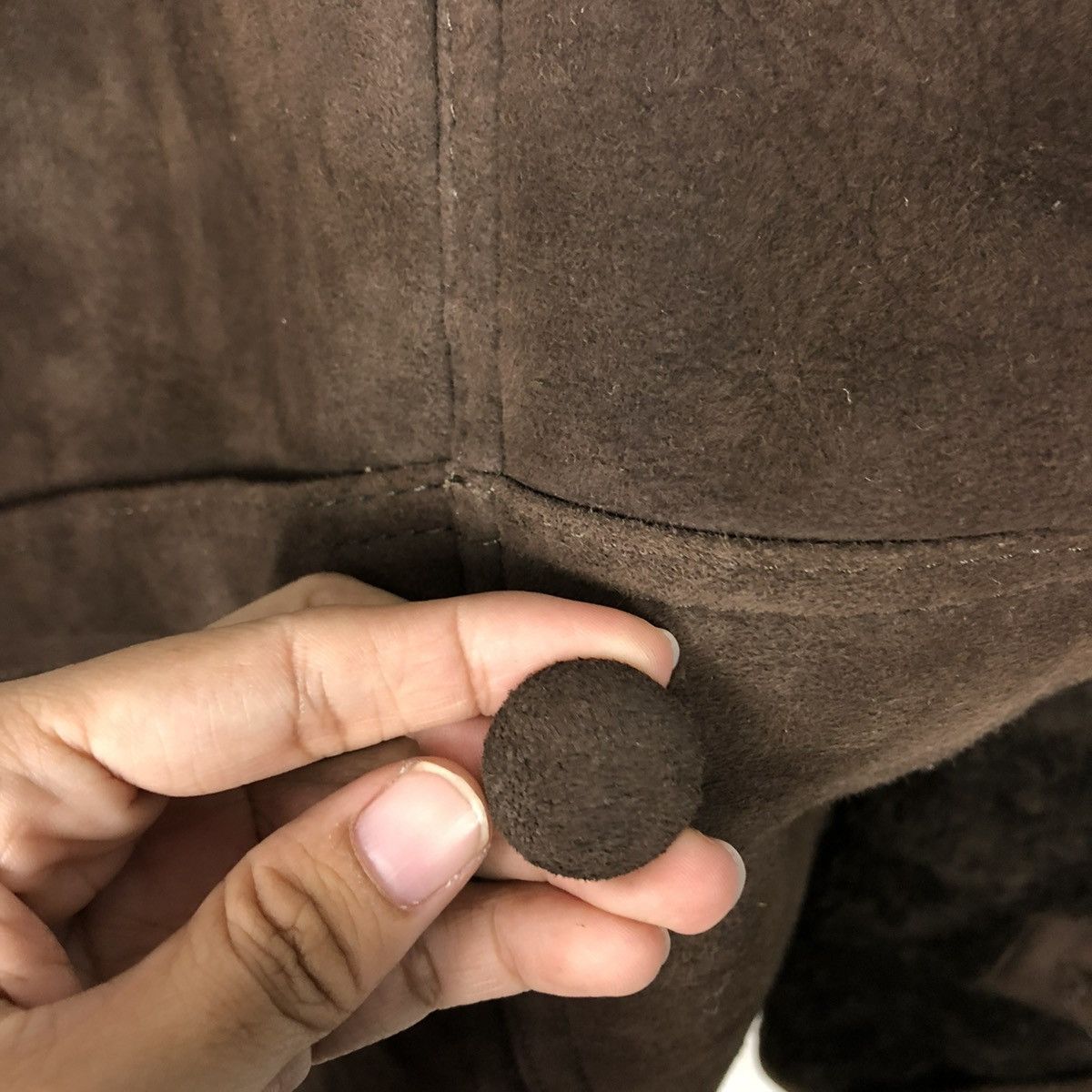 Vintage 🔥VINTAGE SHEARLING LEATHER JACKET FUR BLANKET ITALY TEODEM Size US L / EU 52-54 / 3 - 18 Thumbnail