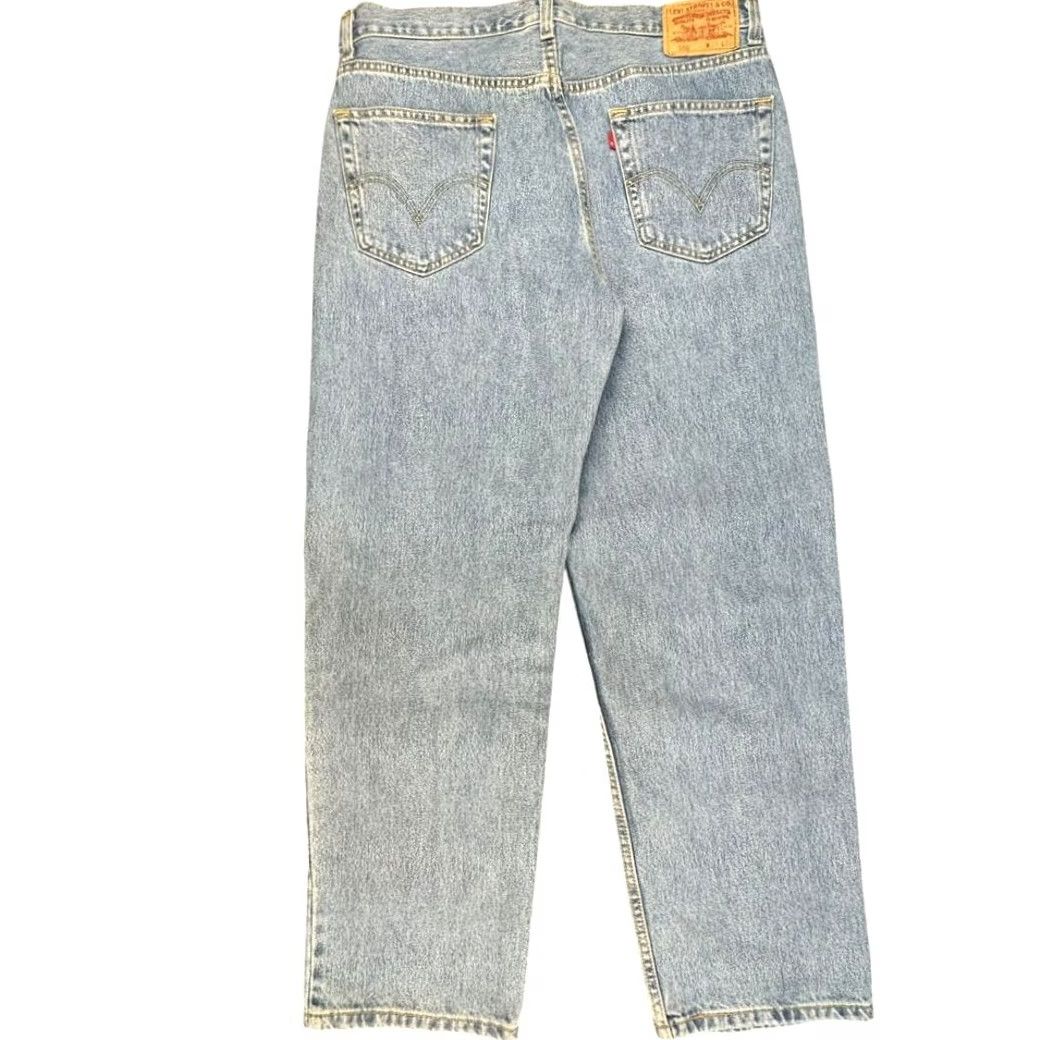 Levi's VINTAGE Levi's 550 Jeans Men 36x30 Lightwash Relaxed Fit Denim Cotton Baggy Western Cowboys 90s Mens Size US 36 / EU 52 - 3 Thumbnail