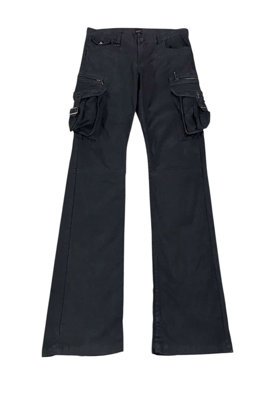 14th Addiction Vintage Japanese Brand JackRose Tactical Flared Pants 1990s Size US 33 - 1 Thumbnail