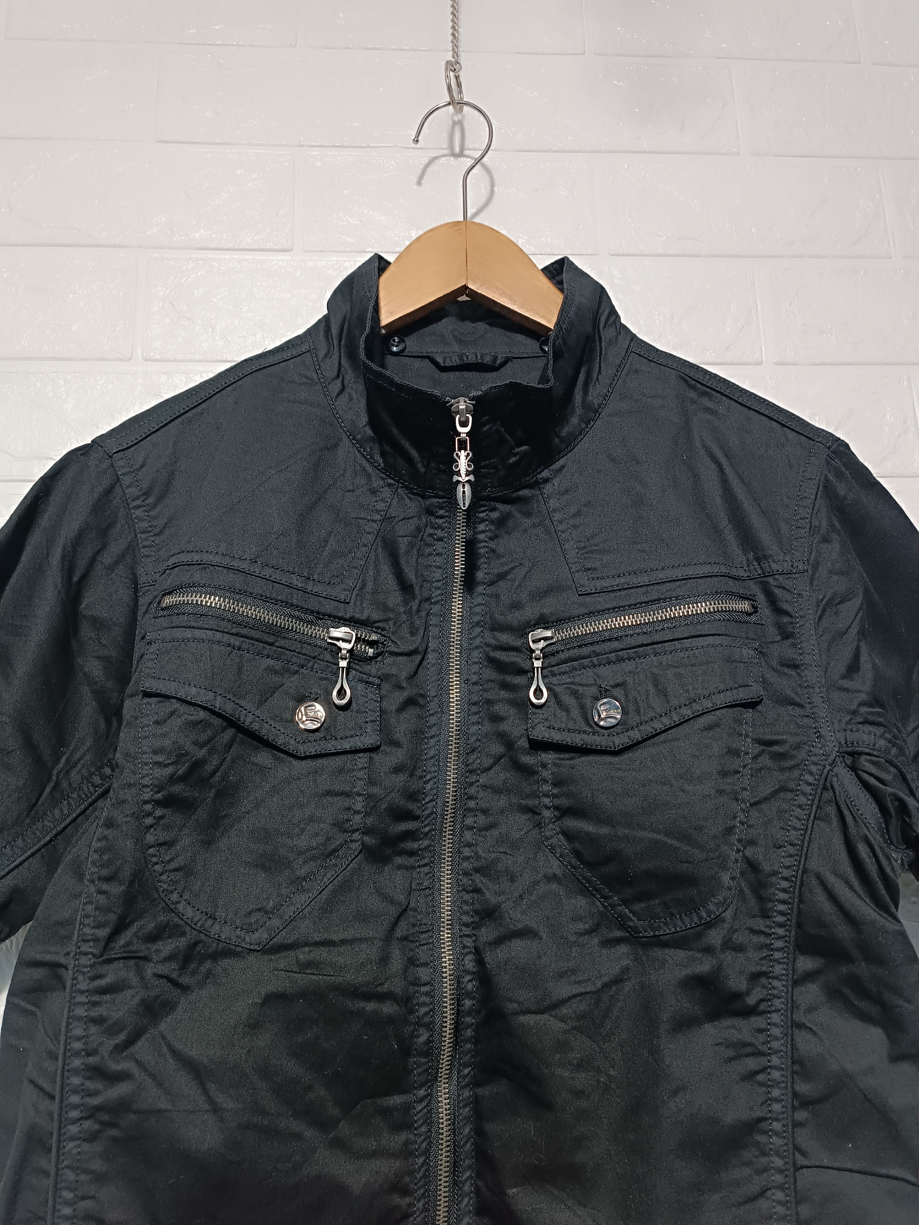 Spinash Spinash Black Shirt Zip Up If Six Was Nine Style Size US L / EU 52-54 / 3 - 3 Thumbnail
