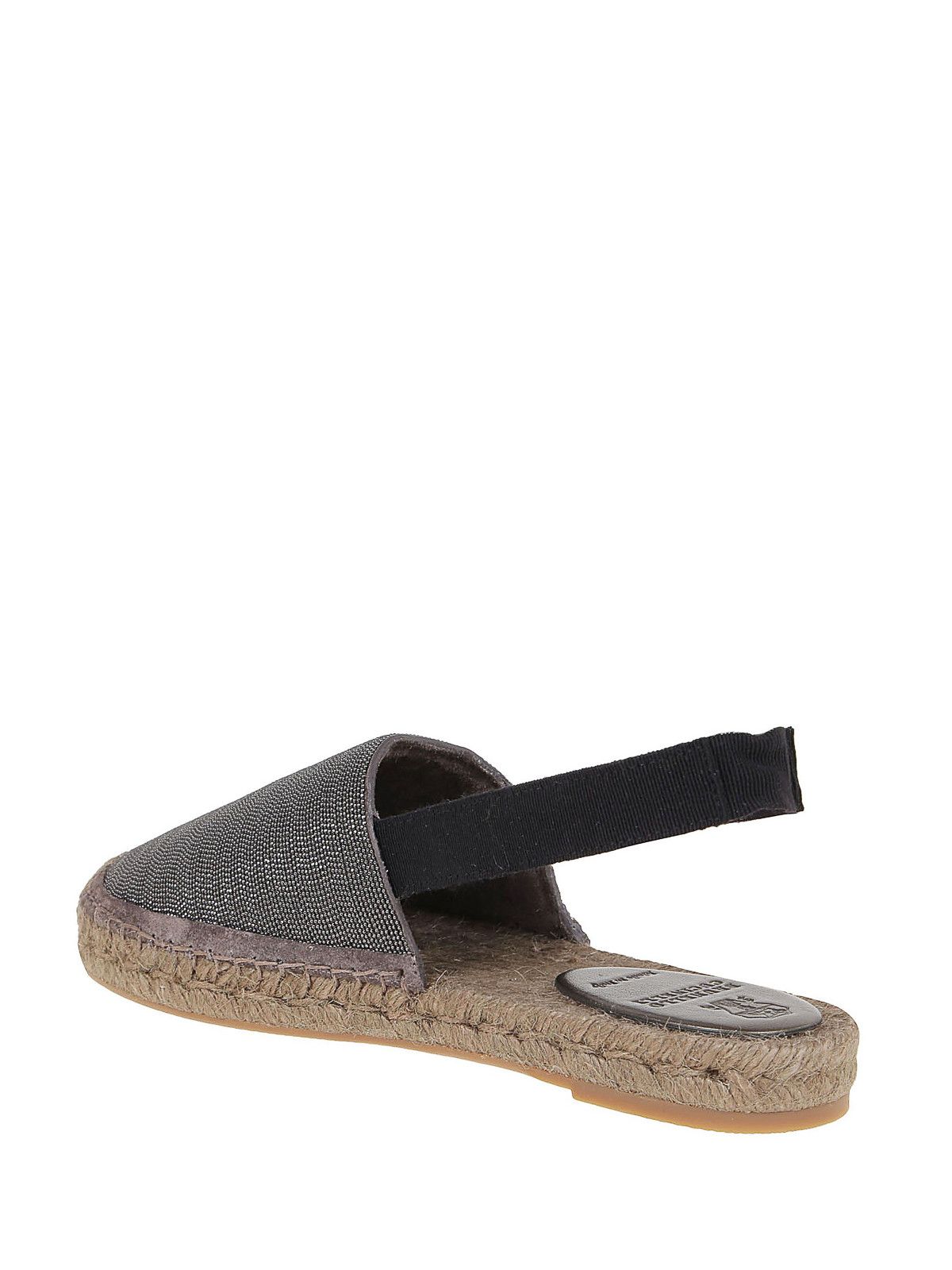 Brunello Cucinelli o1y0725 Espadrilles in Gray/Black Size US 5 / IT 35 - 3 Thumbnail