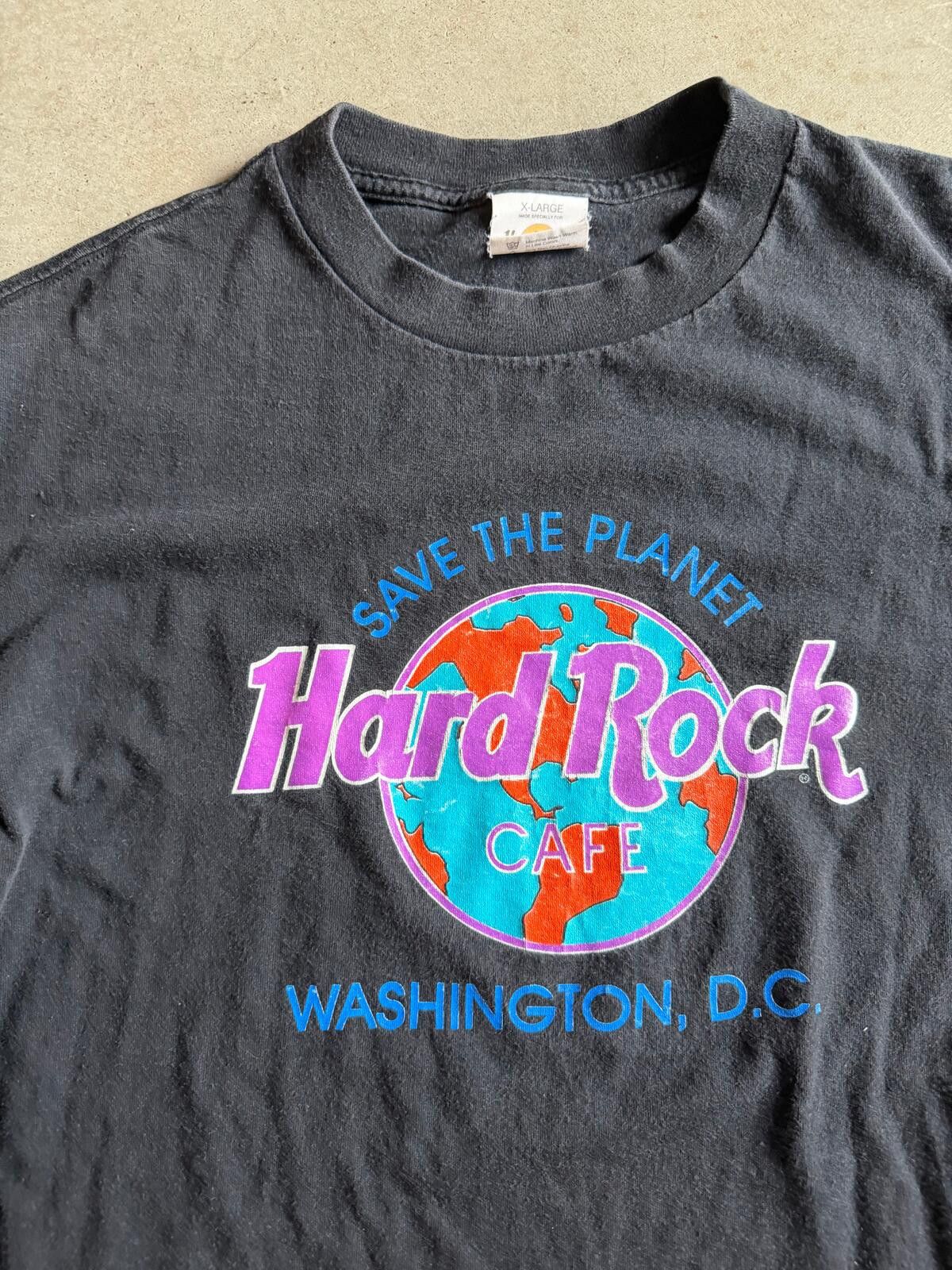 Hard Rock Cafe VTGfe Washington DC Tee Sz XL Size US XL / EU 56 / 4 - 3 Thumbnail