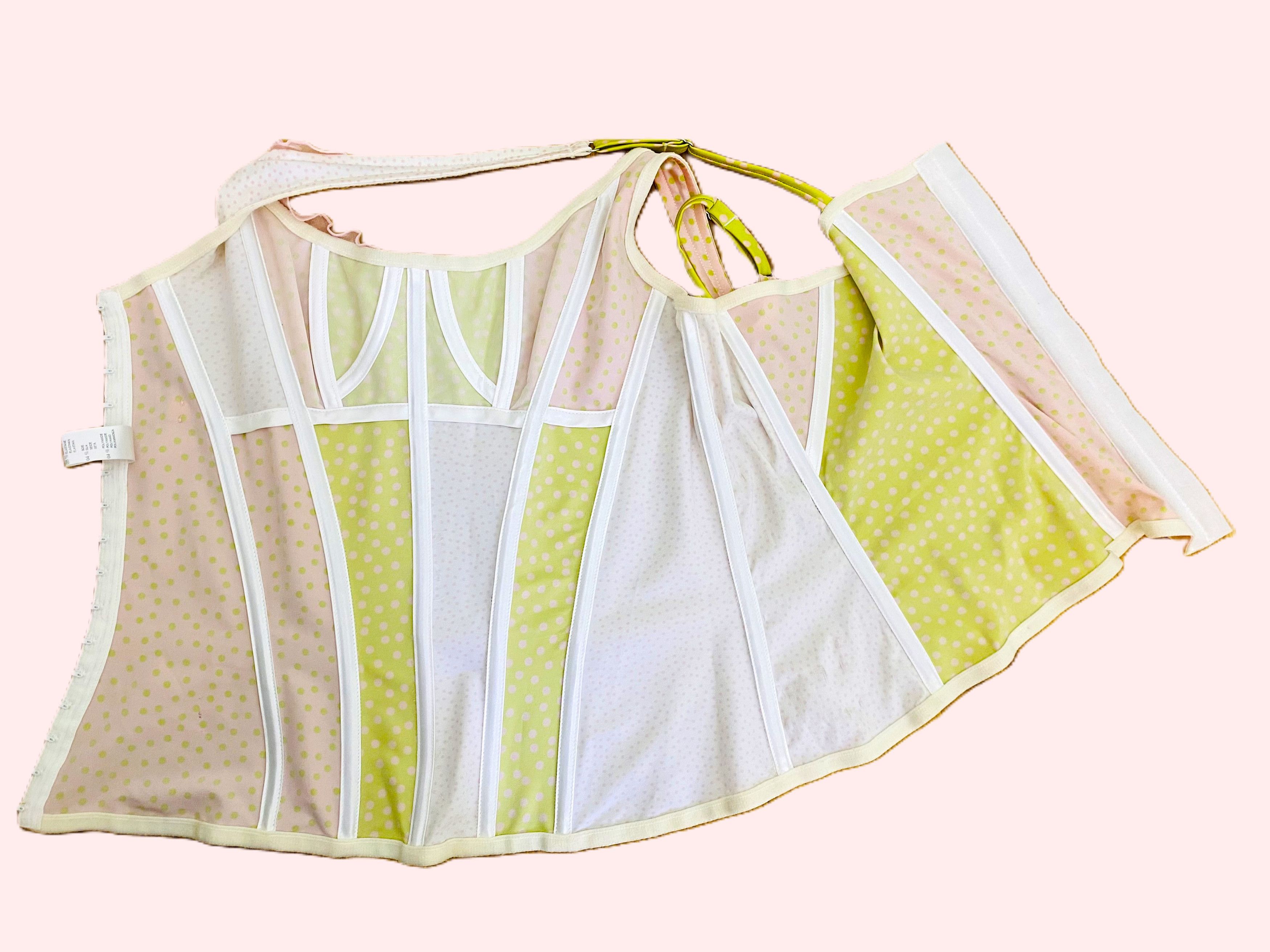 Christian Lacroix Christian Lacroix Fishbone Dot Medium Tee Top Corset Bustier Size M / US 6-8 / IT 42-44 - 9 Thumbnail