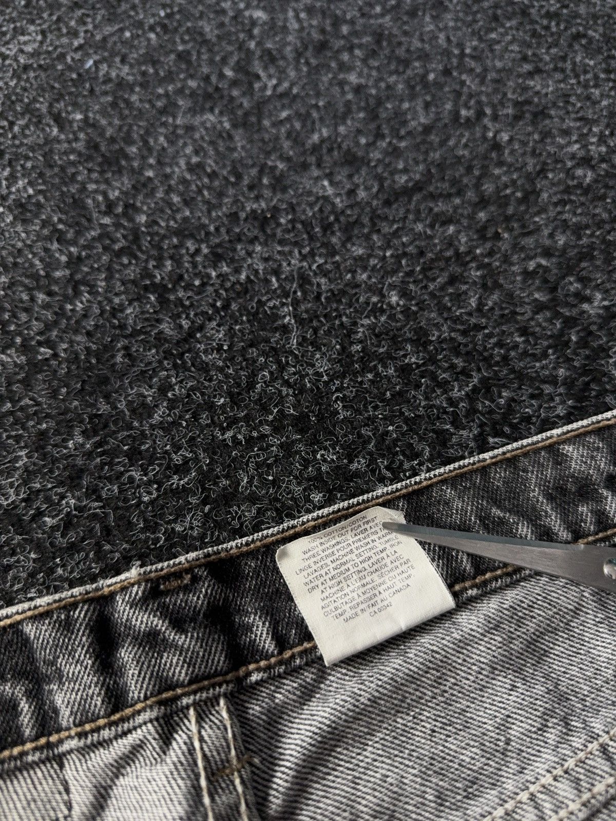Levi's Vintage Clothing × Vintage Vintage Levi’s 619 Black Wash Jeans Made in Canada 33x29 Size US 32 / EU 48 - 11 Thumbnail