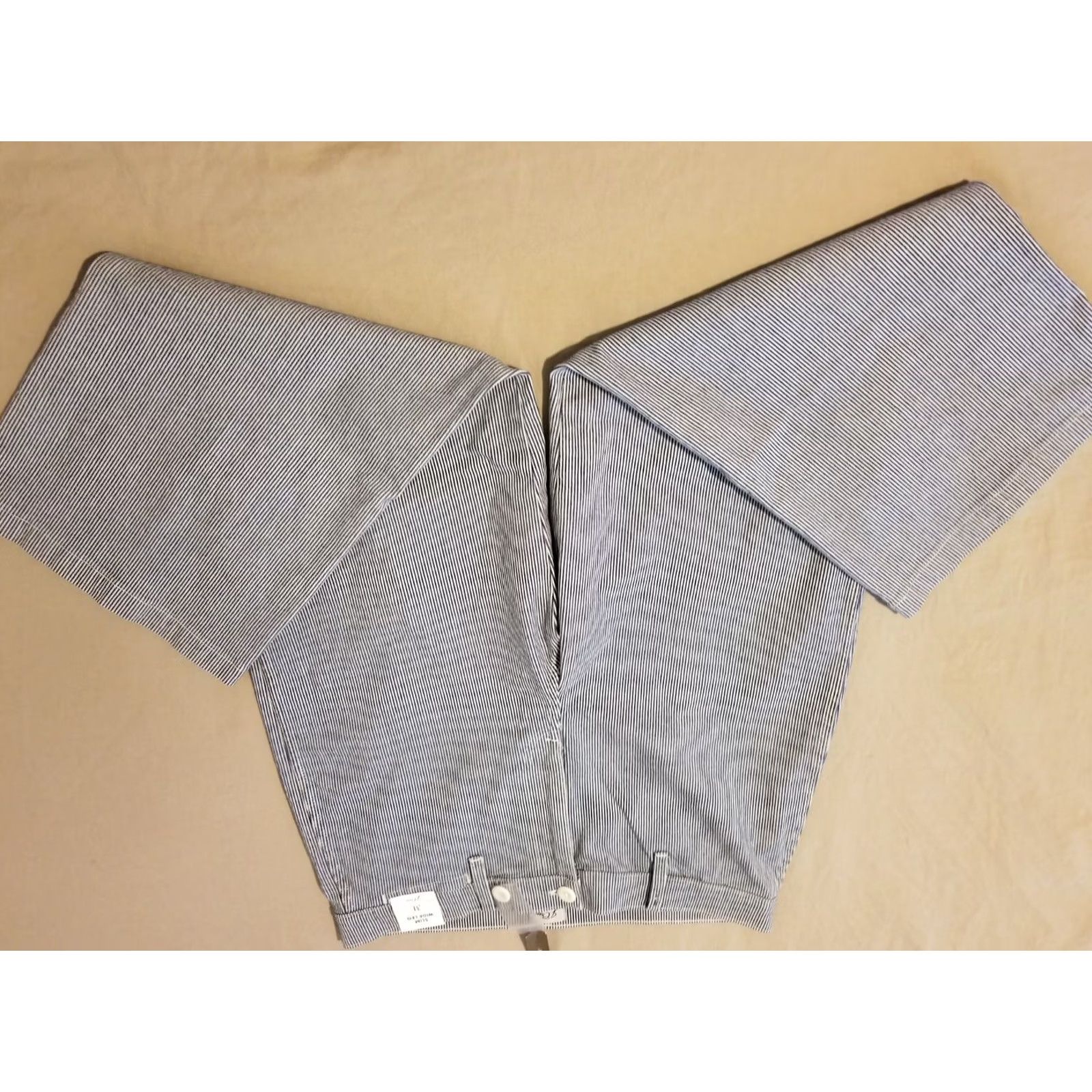 J.Crew J. Crew Grey Khaki Capri Dress Pants 31 Cotton Slack Trouser Womens New Size 24" / US 00 / IT 34 - 3 Thumbnail