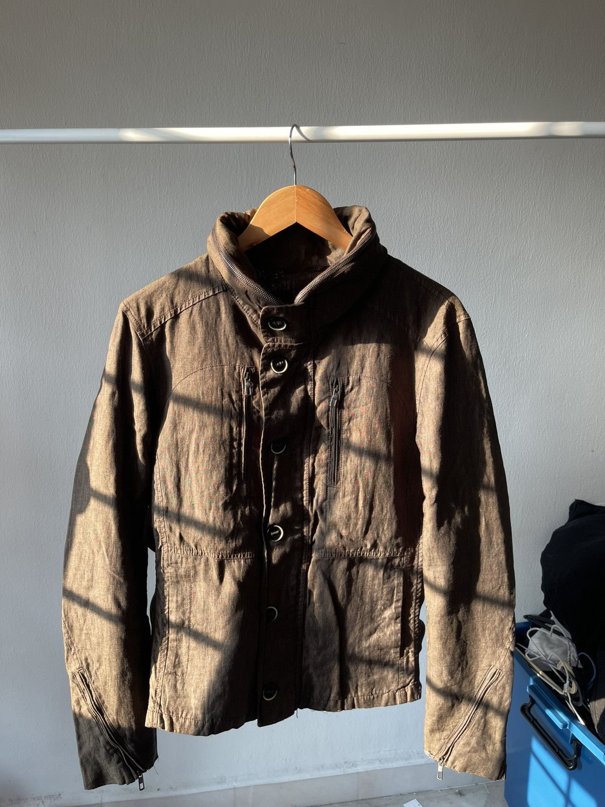 Emporio Armani × Giorgio Armani Giorgior Armani Zipper Hoodie Jacket Size US M / EU 48-50 / 2 - 2 Thumbnail