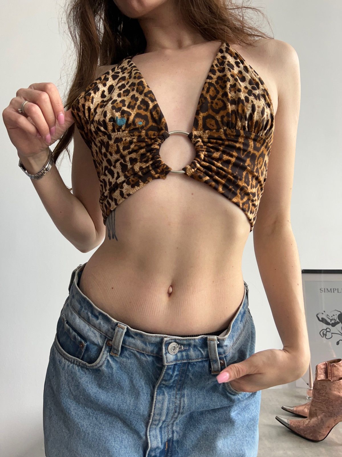 I.AM.GIA I AM GIA Crop top in leopard Size L / US 10 / IT 46 - 1 Thumbnail