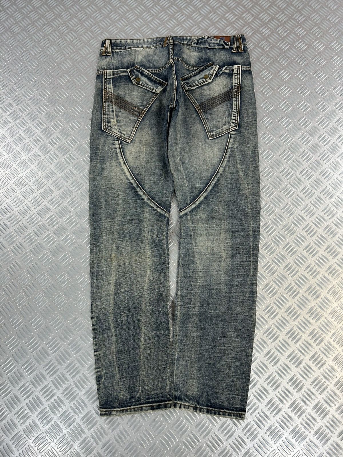Japanese Brand × Vintage Japanese faded jeans Size US 38 / EU 54 - 3 Thumbnail