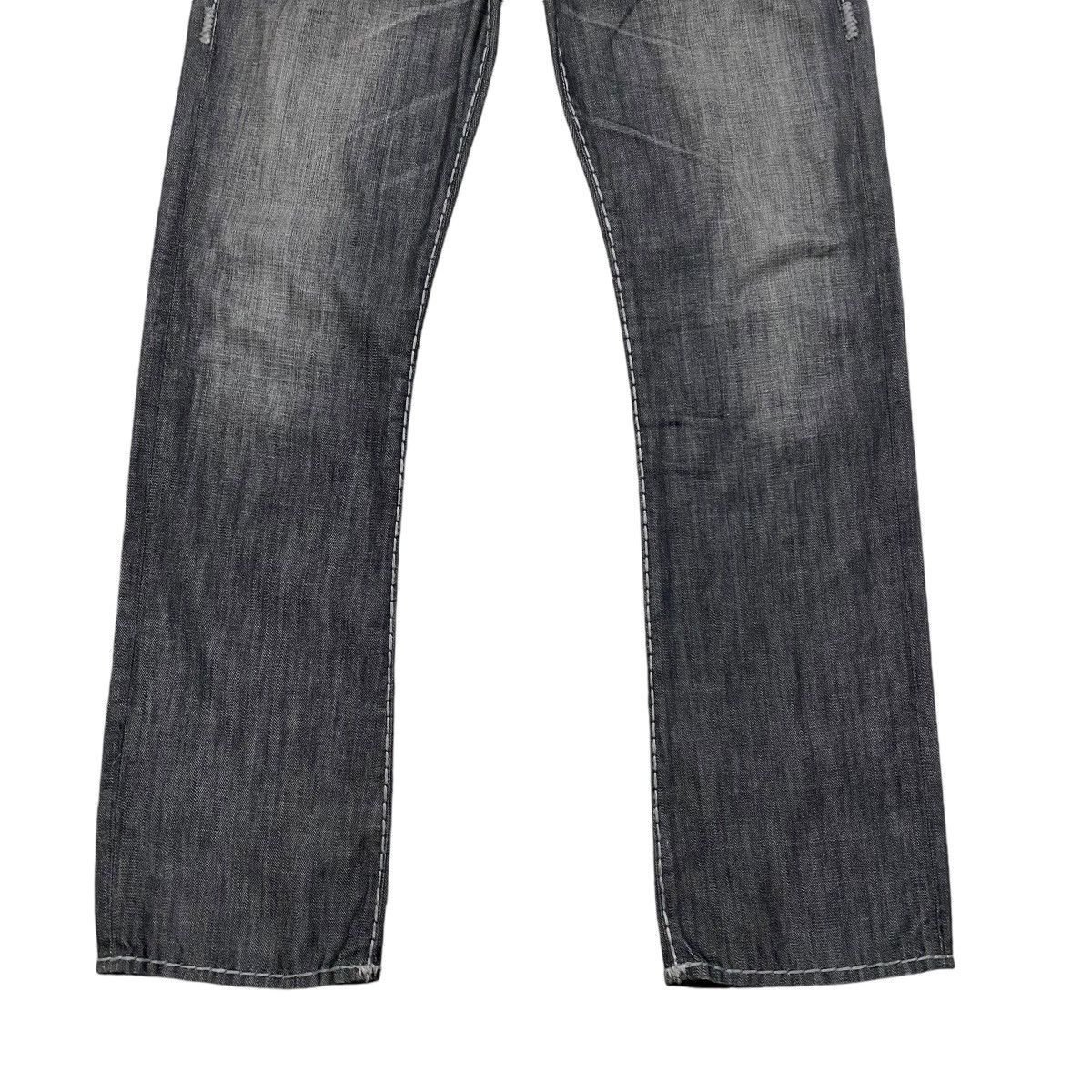 True Religion True Religion Reflected Ricky Flap Black Denim Jeans Size US 34 / EU 50 - 6 Thumbnail