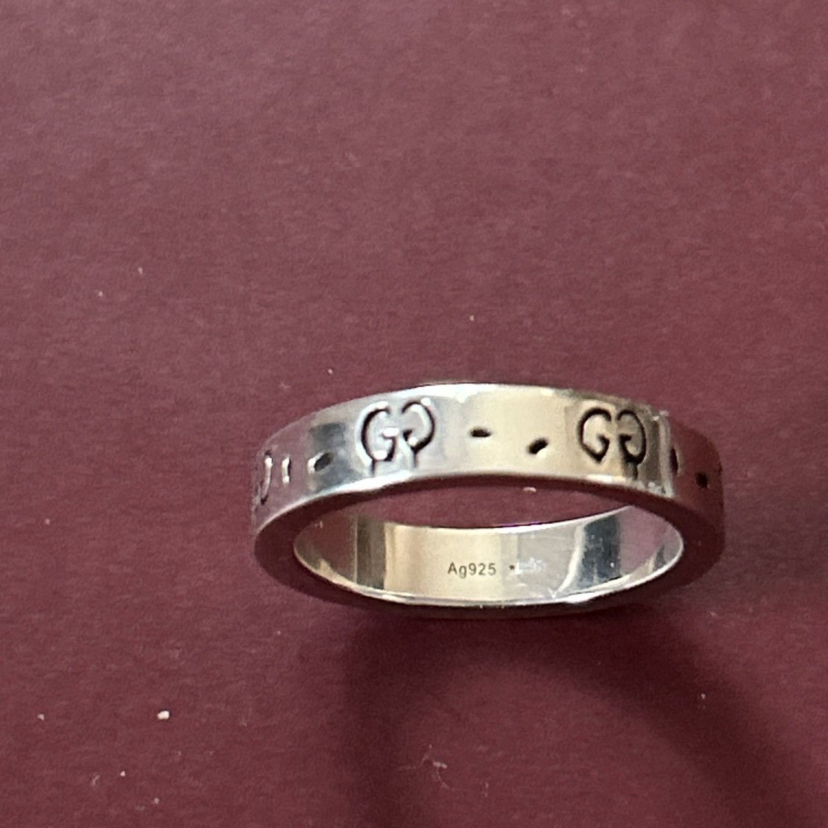 Gucci Gucci GG Ghost Costume Ring Silver Ag925 477932 Size ONE SIZE - 4 Thumbnail