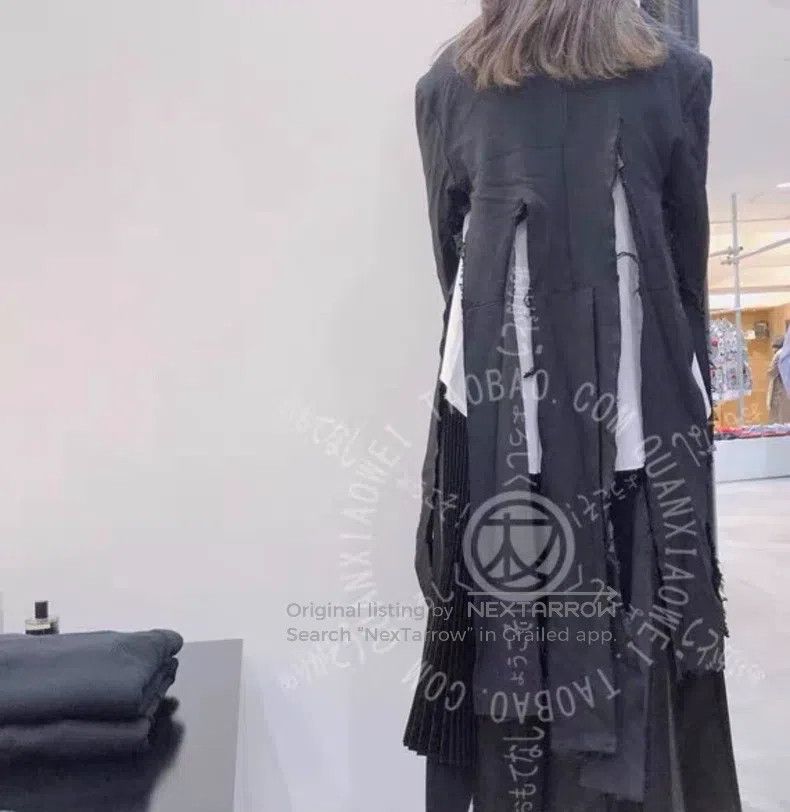 Comme des Garcons Comme Des Garcons Destroyed wind knife-cut torn swallowtai Size S / US 4 / IT 40 - 4 Thumbnail