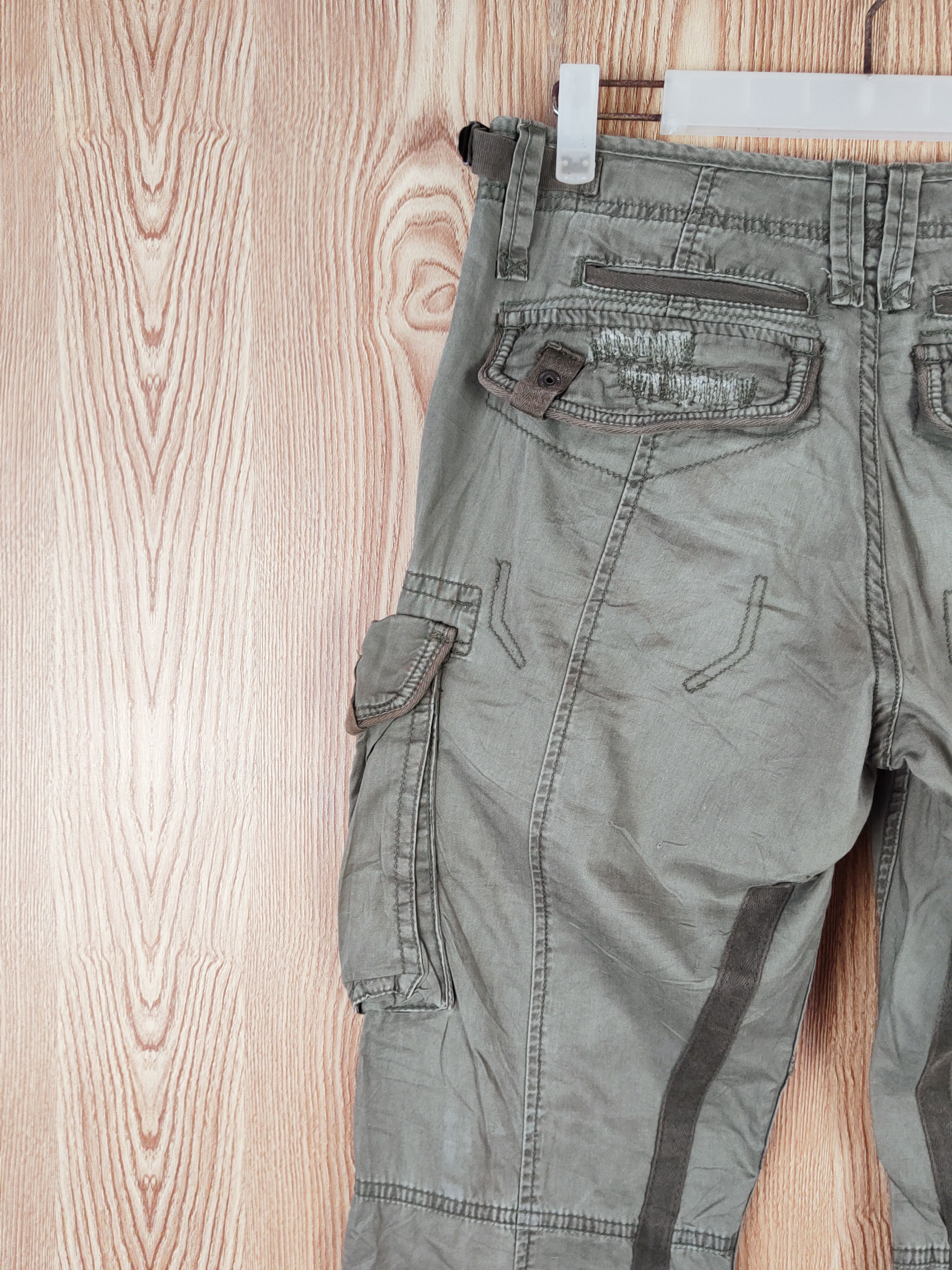 JACKROSE Vintage 💥Jack Rose Green Multi Tactical pocket Cargo Pants Size 30" / US 8 / IT 44 - 8 Thumbnail