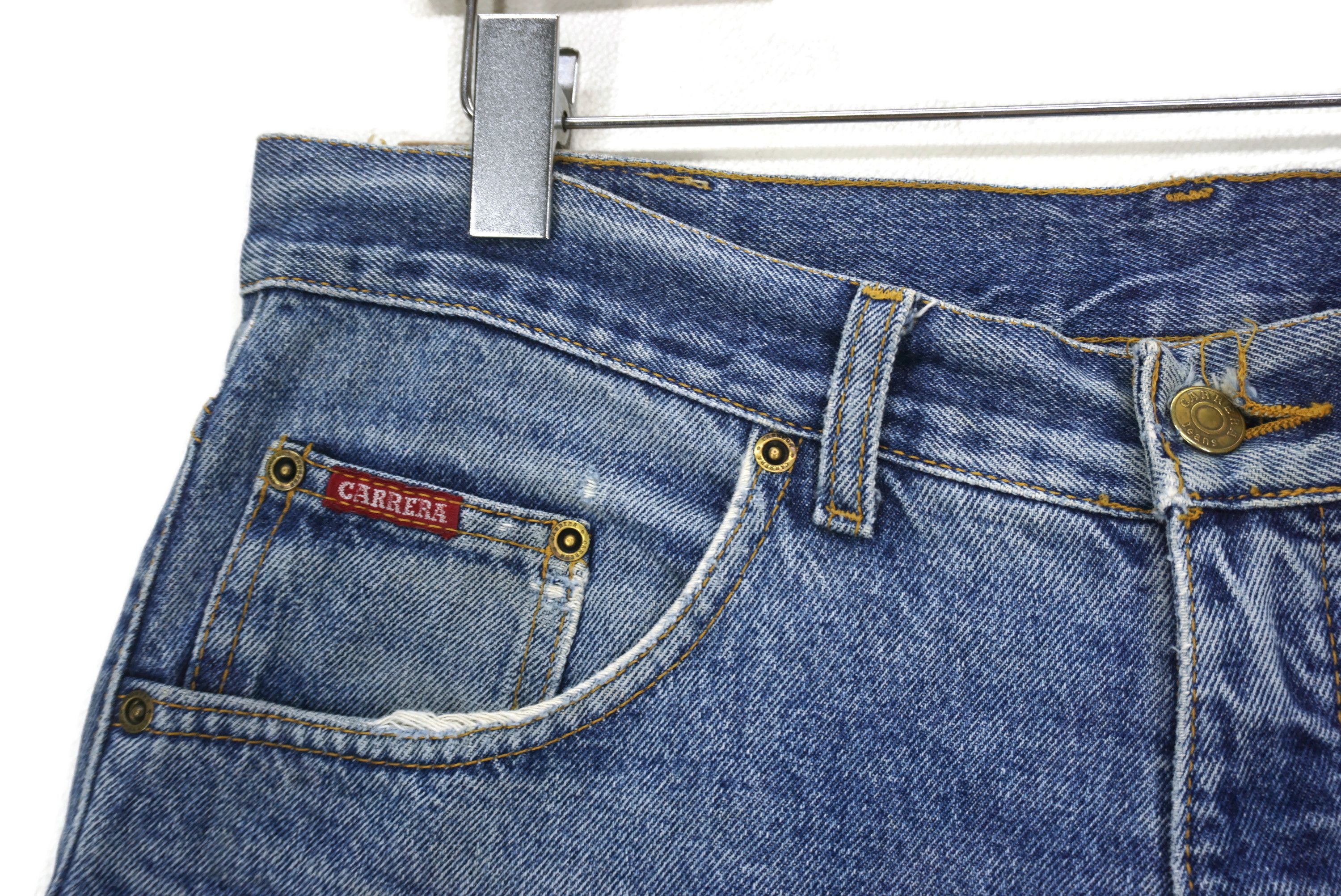 Vintage Carrera Jeans Size W36xL29 Straight Leg Denim Broken Zipper Size US 36 / EU 52 - 4 Thumbnail