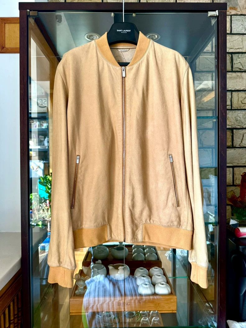Hermes hermes Light Brown Suede Pegasus Jacket 2504-Nextarrow Size US L / EU 52-54 / 3 - 1 Thumbnail