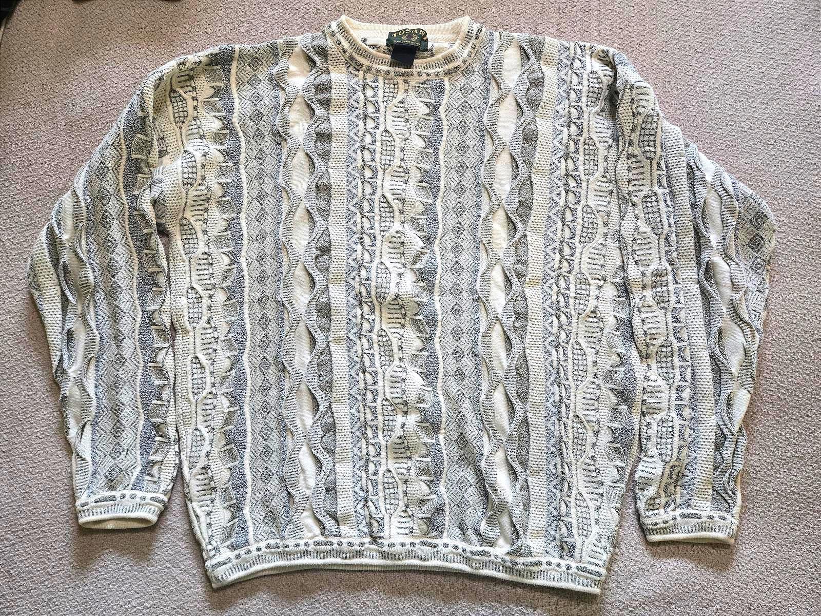 Other Tosani Sweater XLT | 90s 3D Cable Knit Size US XL / EU 56 / 4 - 3 Thumbnail