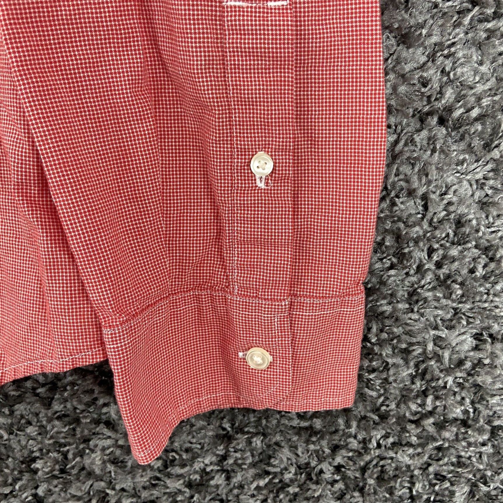 American Eagle Outfitters American Eagle Outfitters Shirt Men 2XL Red Plaid Button-Down Long Sleeve Size US XXL / EU 58 / 5 - 3 Thumbnail