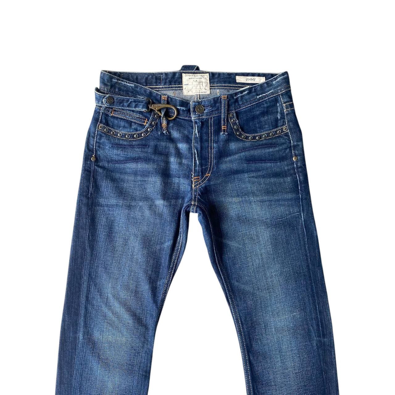 Jimmy Taverniti Archival Y2K Jimmy Taverniti So Jeans Studded Denim Size US 31 - 3 Thumbnail