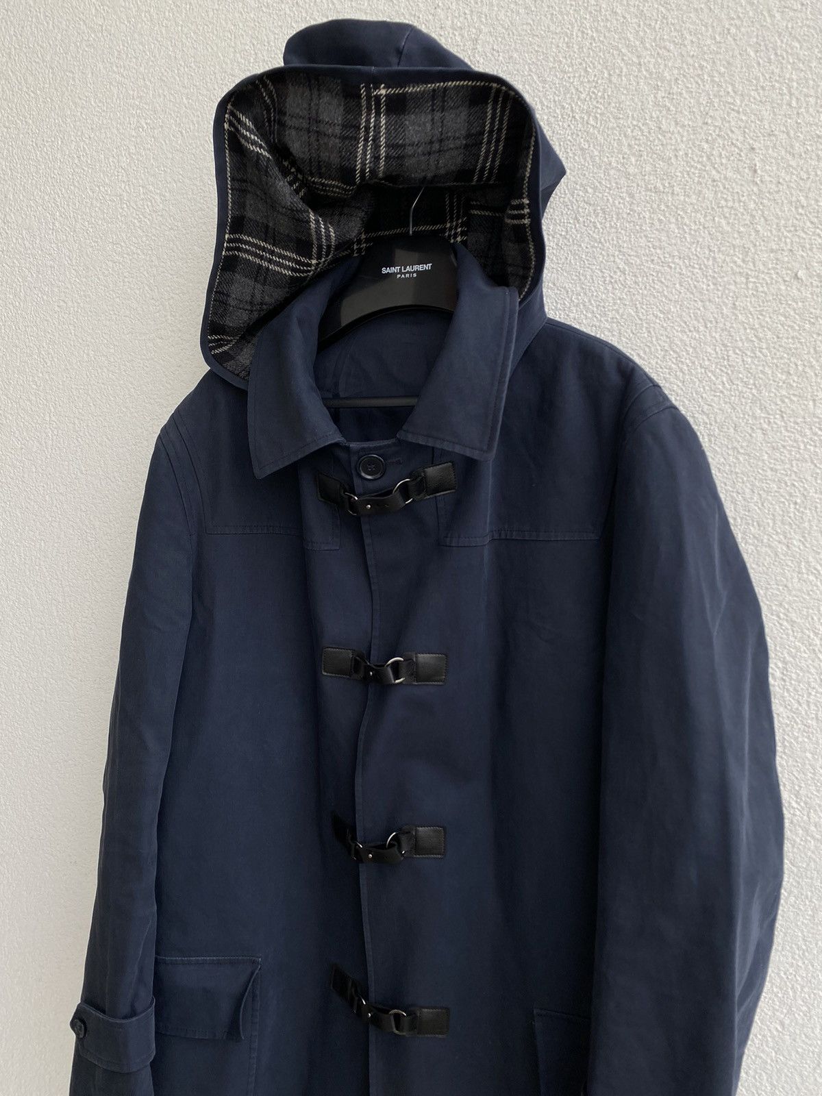 Yves Saint Laurent Autumn YSL Jacket Coat Long Bomber Vintage Windbreaker Size US L / EU 52-54 / 3 - 11 Thumbnail