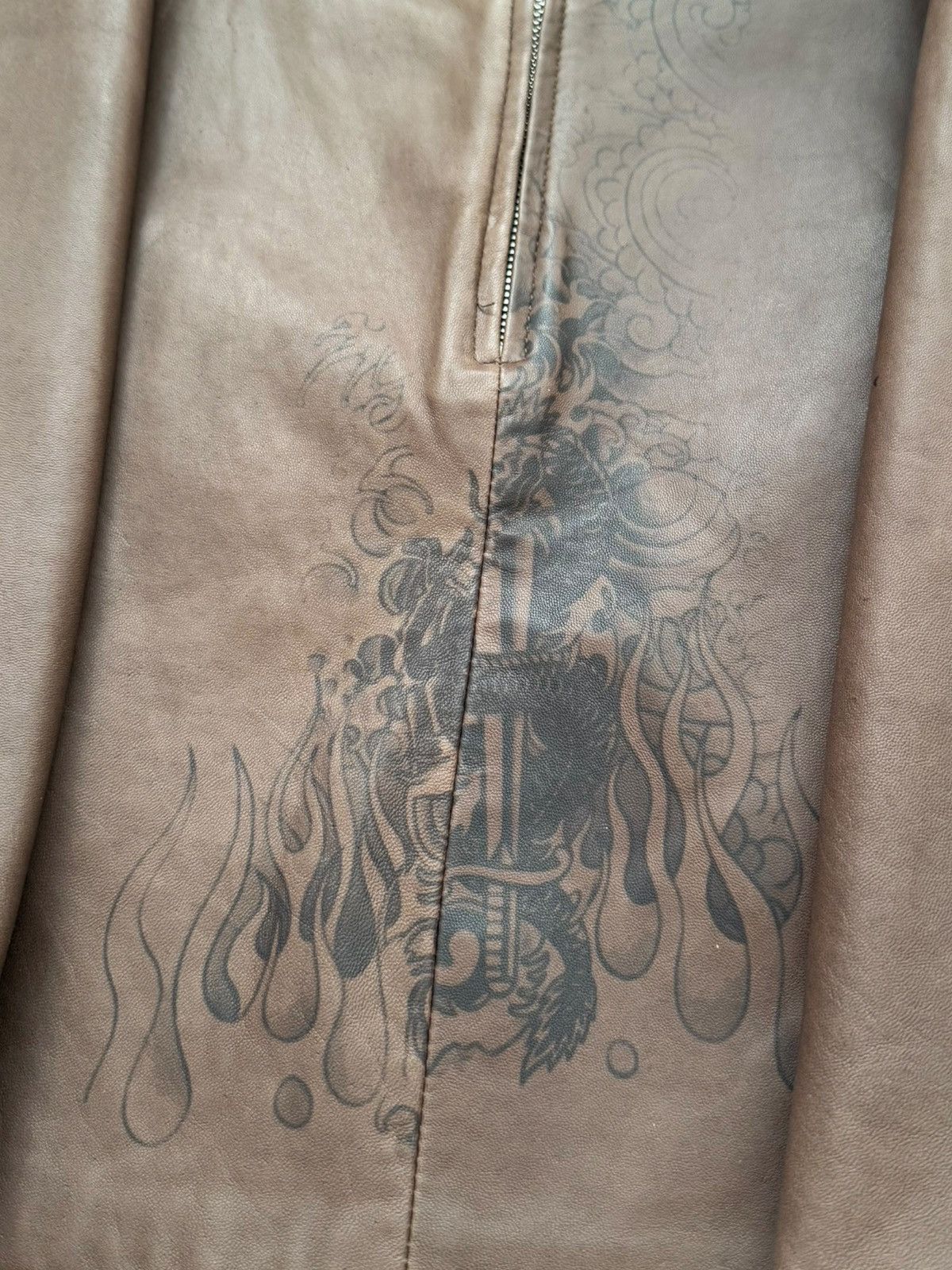 Jean Paul Gaultier $2,200 The Tattoo Lambskin Top Size S / US 4 / IT 40 - 13 Thumbnail