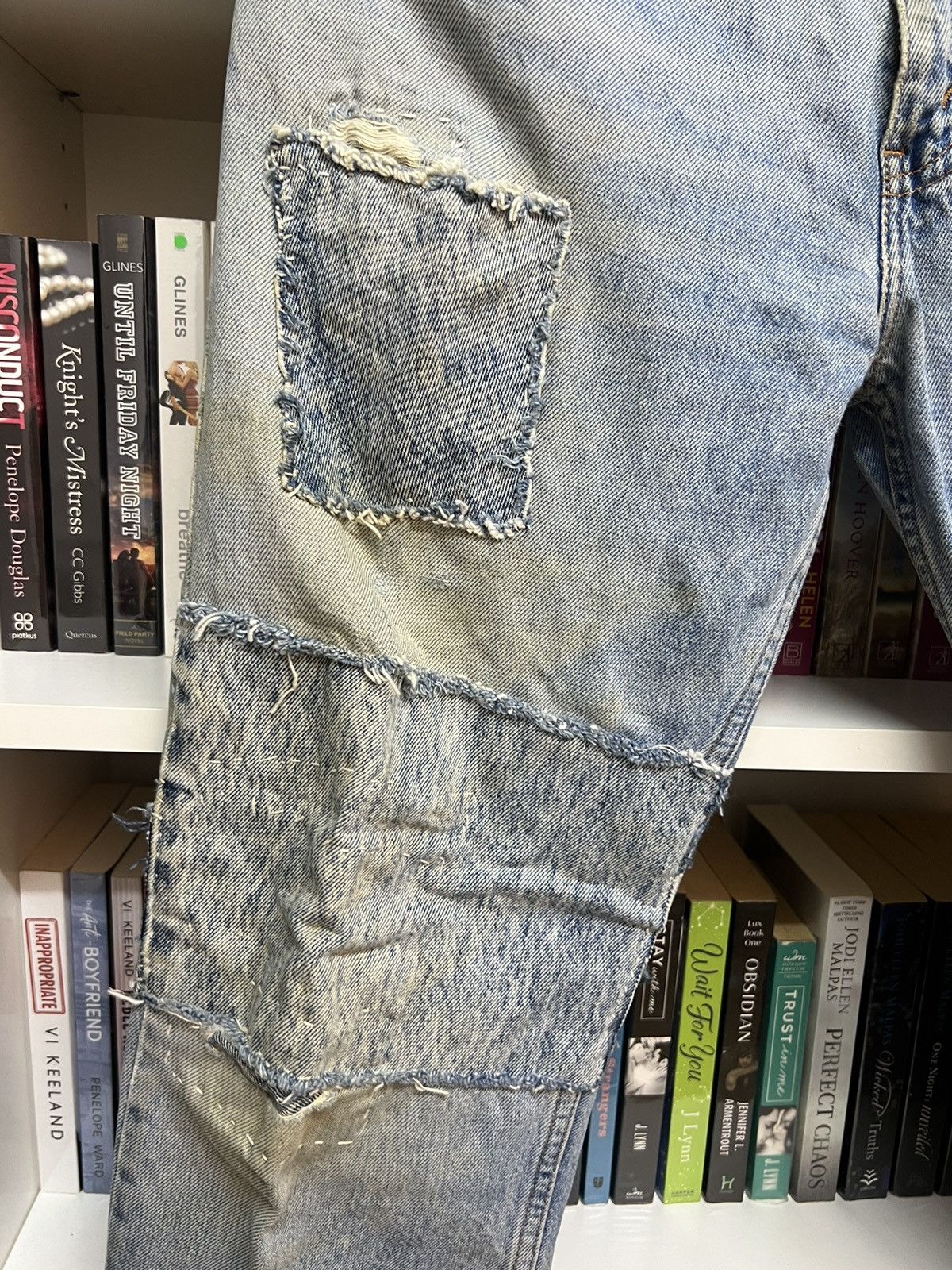 Levi's Levis Orange Tab Distressed Denim Size US 33 - 4 Thumbnail
