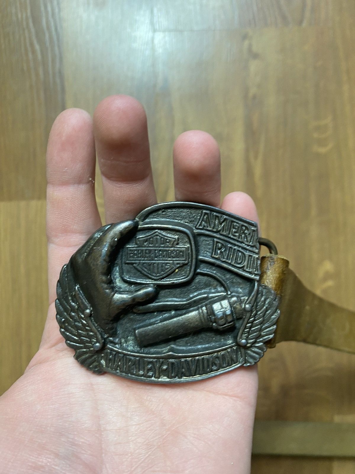 Harley Davidson Harley-Davidson vintage 1992s American Riding Size ONE SIZE - 10 Thumbnail