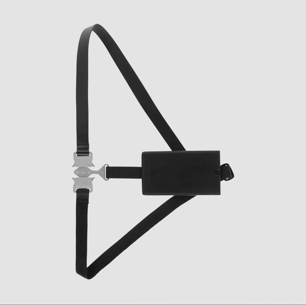 Alyx 1017 Alyx 9SM Tri-Buckle Harness - Silver - Leather strap Size ONE SIZE - 3 Thumbnail