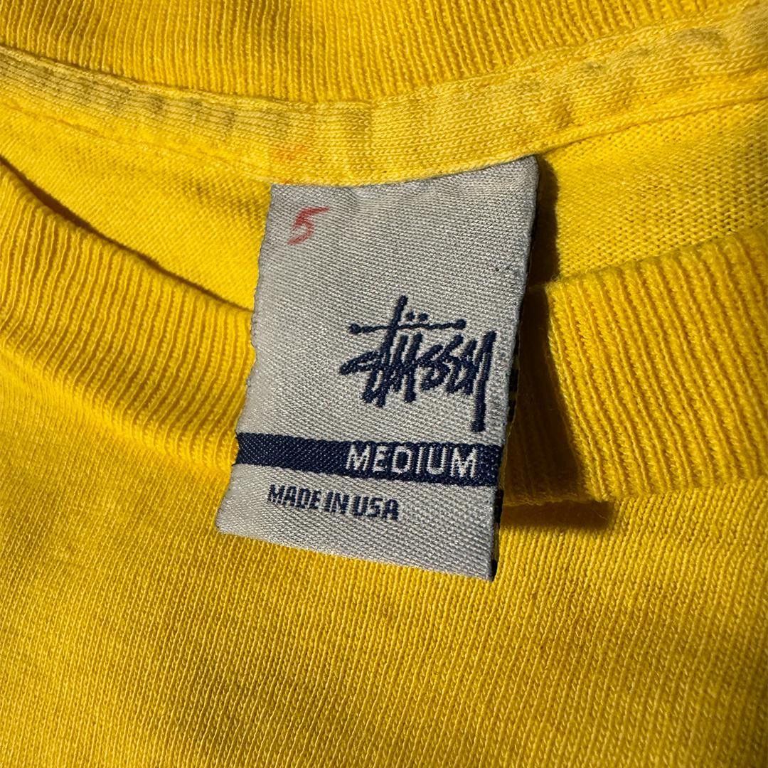 Stussy Stussy N°4 Vuitton Inspired Monogram Yellow Tee (M) Size US M / EU 48-50 / 2 - 4 Thumbnail