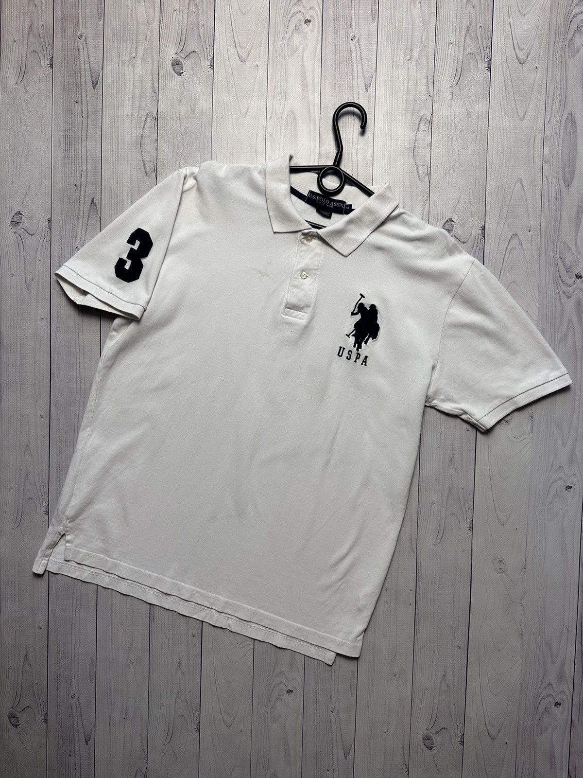 Polo Ralph Lauren × Vintage Vintage polo Ralph Lauren 3 big logo size M Size US M / EU 48-50 / 2 - 1 Thumbnail