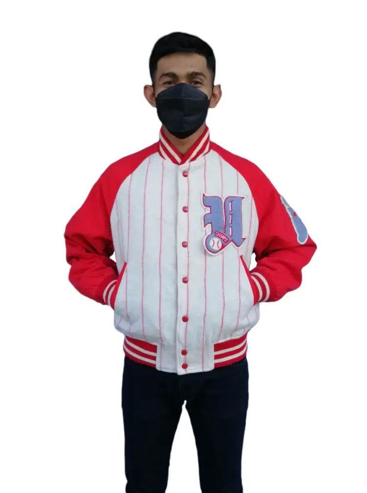 Vintage Vintage MLB Champs Athletics USAC Varsity Jacket Size US M / EU 48-50 / 2 - 3 Thumbnail