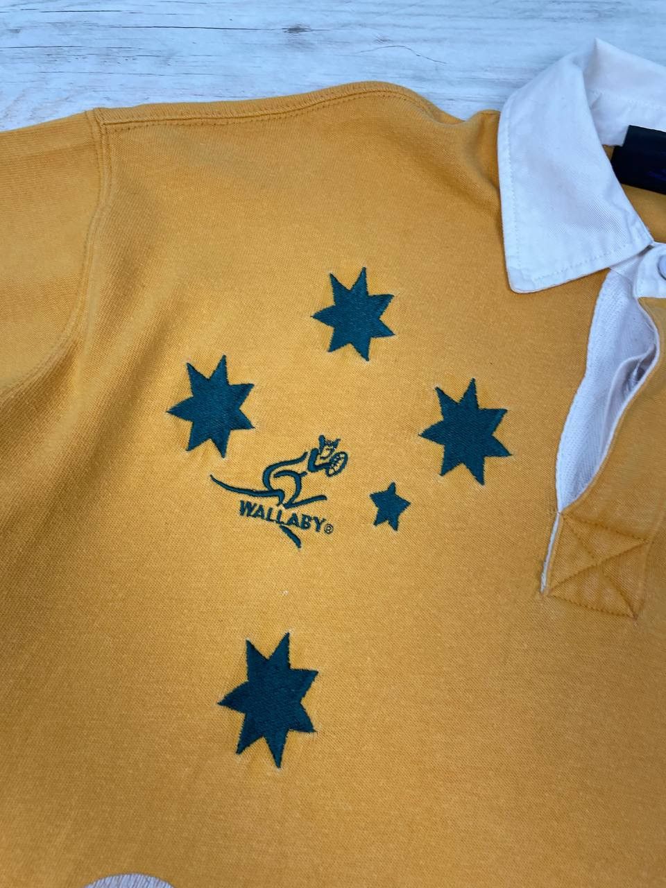 Vintage Wallabies Rugby Union Australia 2002 Polo Shirt Jersey Size US M / EU 48-50 / 2 - 8 Thumbnail