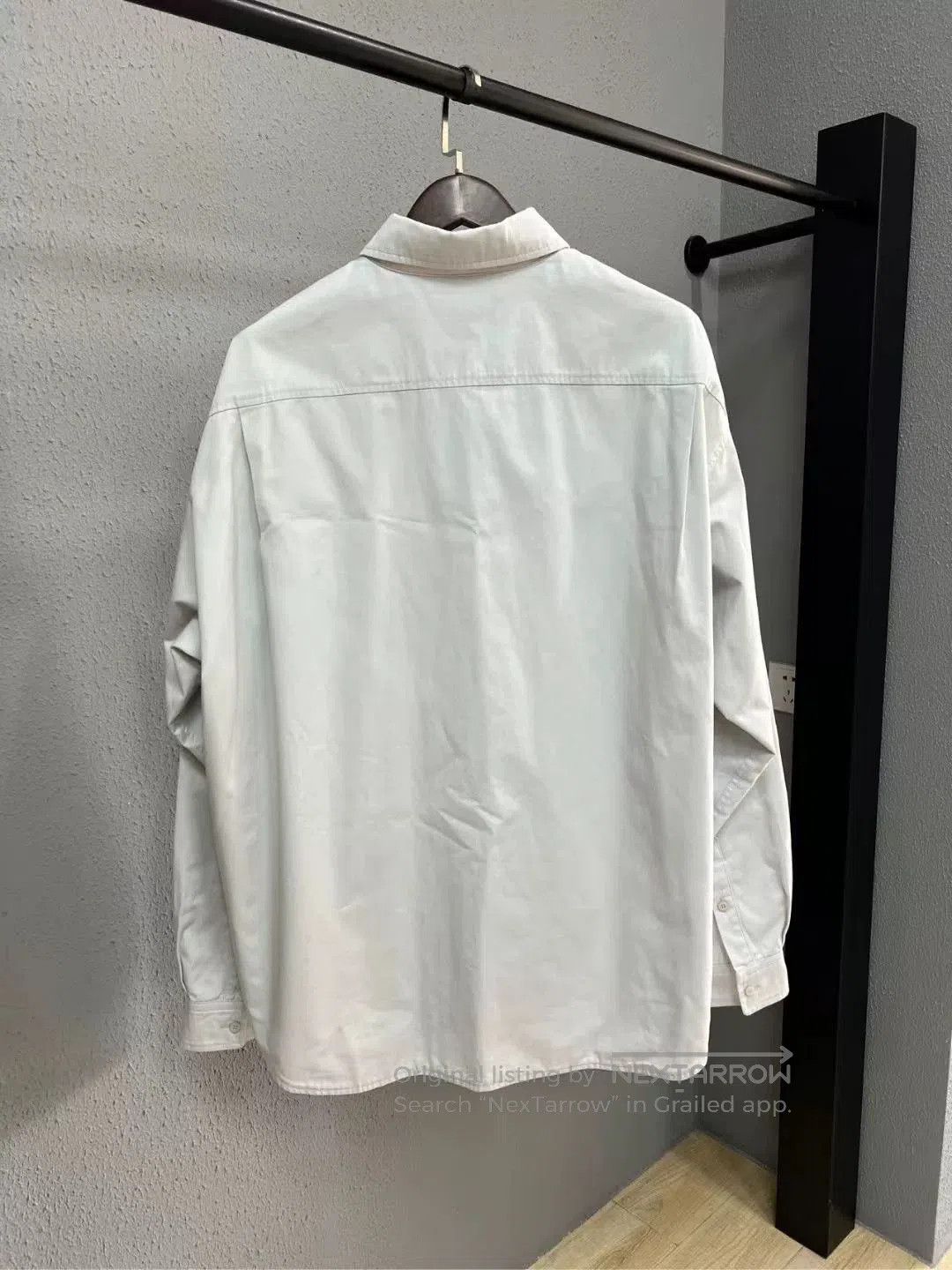 Balenciaga Balenciaga Embroidered Logo Denim Shirt. Size US S / EU 44-46 / 1 - 2 Thumbnail