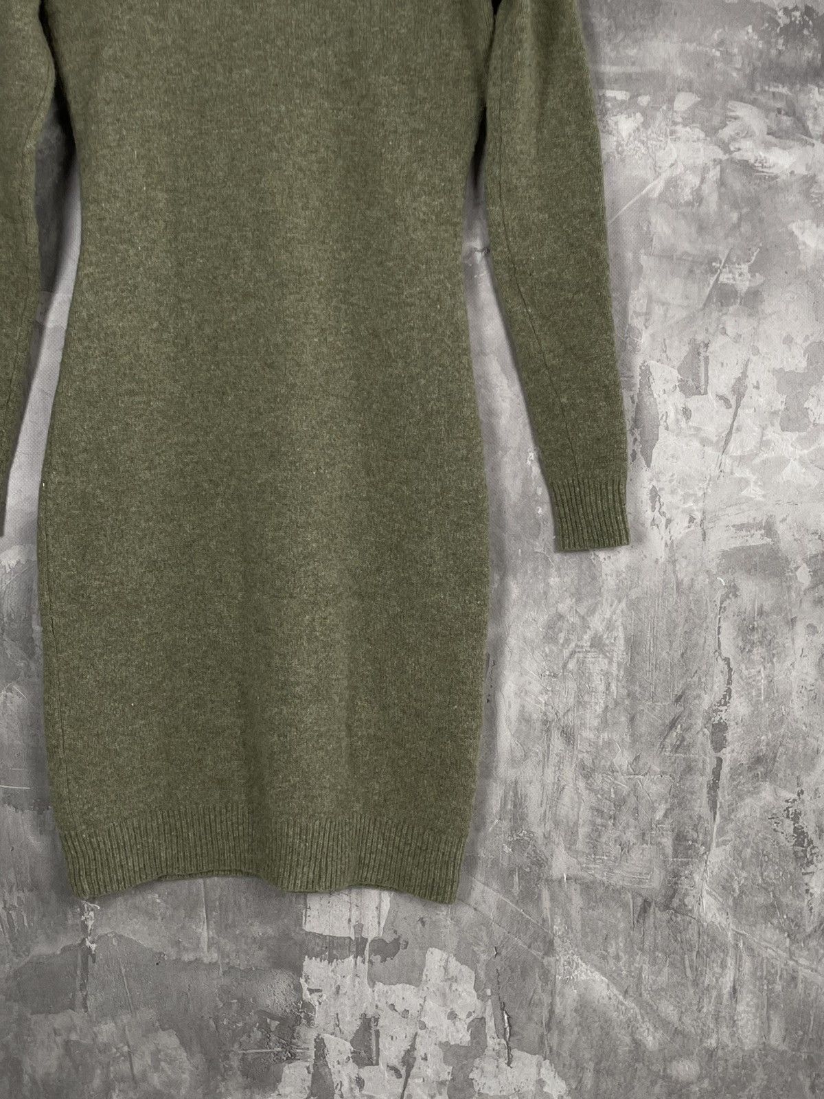 Ralph Lauren Ralph Lauren Women's Cable Knit Khaki Sweater Dress Size S / US 4 / IT 40 - 6 Thumbnail
