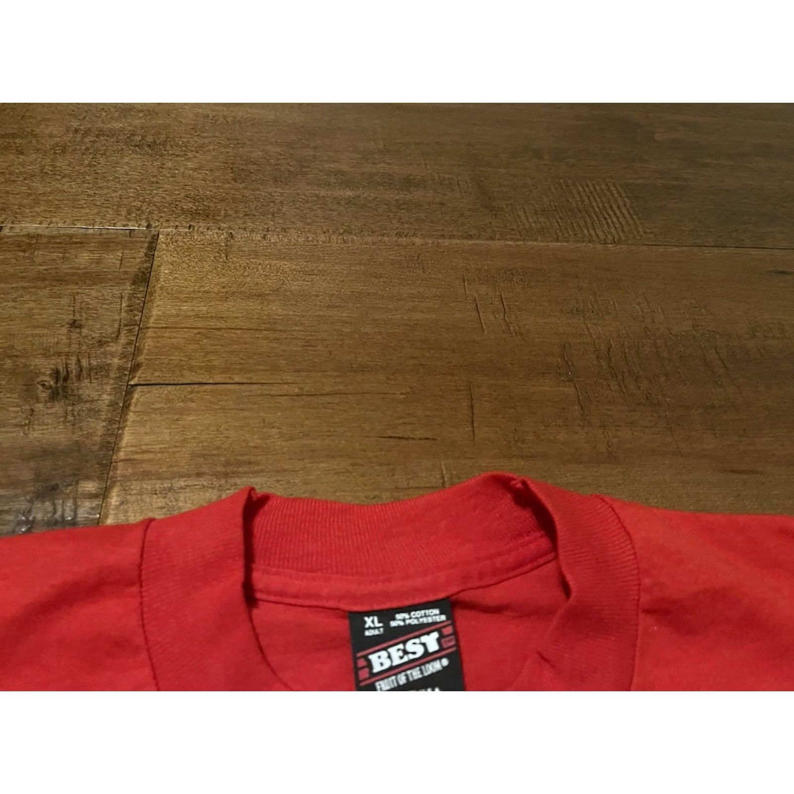 Fruit Of The Loom VINTAGE 90s I Am A Stereo Typist Single Stitch Made in USA T-Shirt Adult XL Red Fruit of the Loom Mens Shirt 90s Size US XL / EU 56 / 4 - 3 Thumbnail